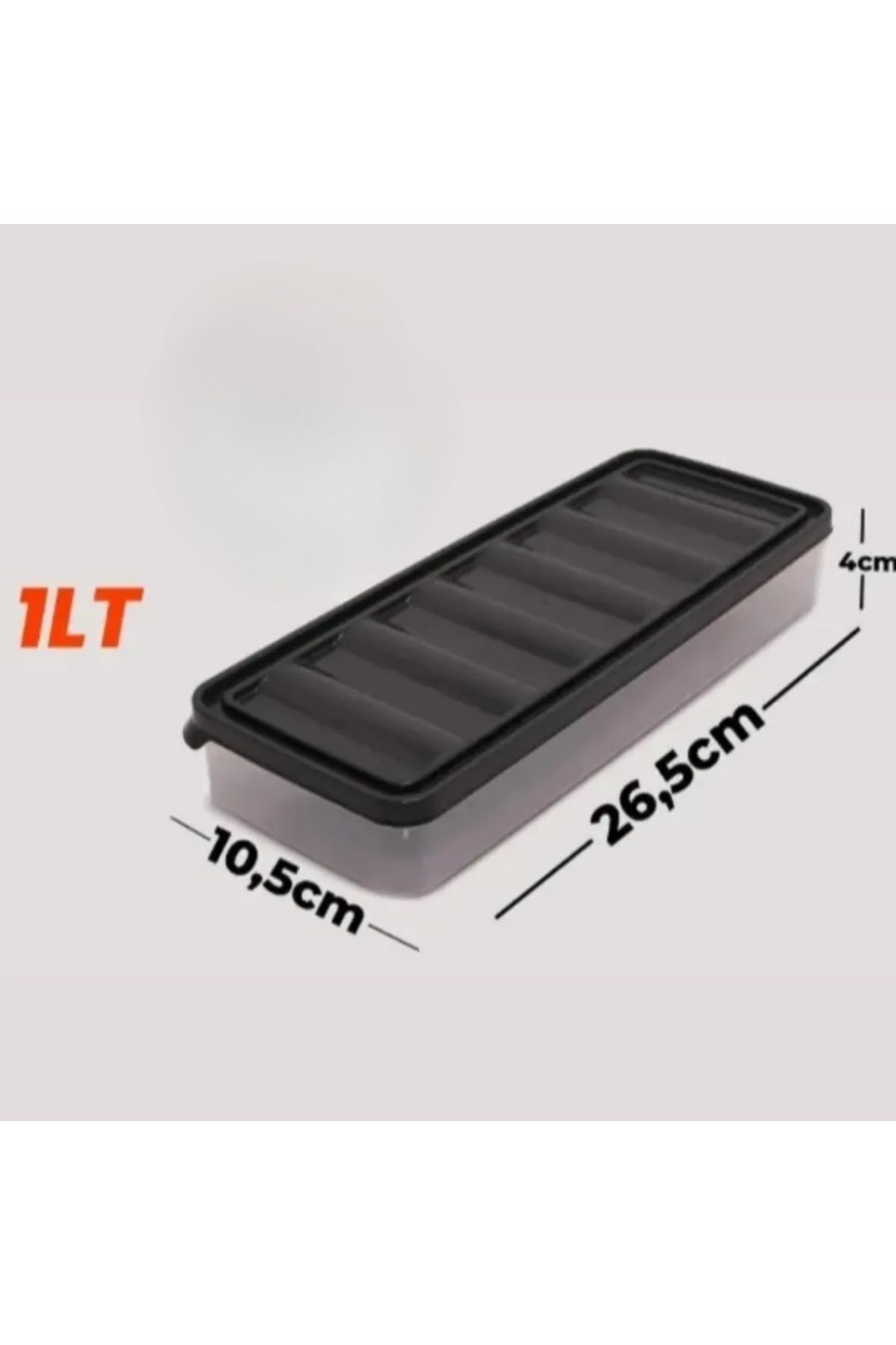 Lumpedy-4 Pieces 1Lt Storage Container 4X1000Ml Can Be Used in Freezer and Deep Freezer 4