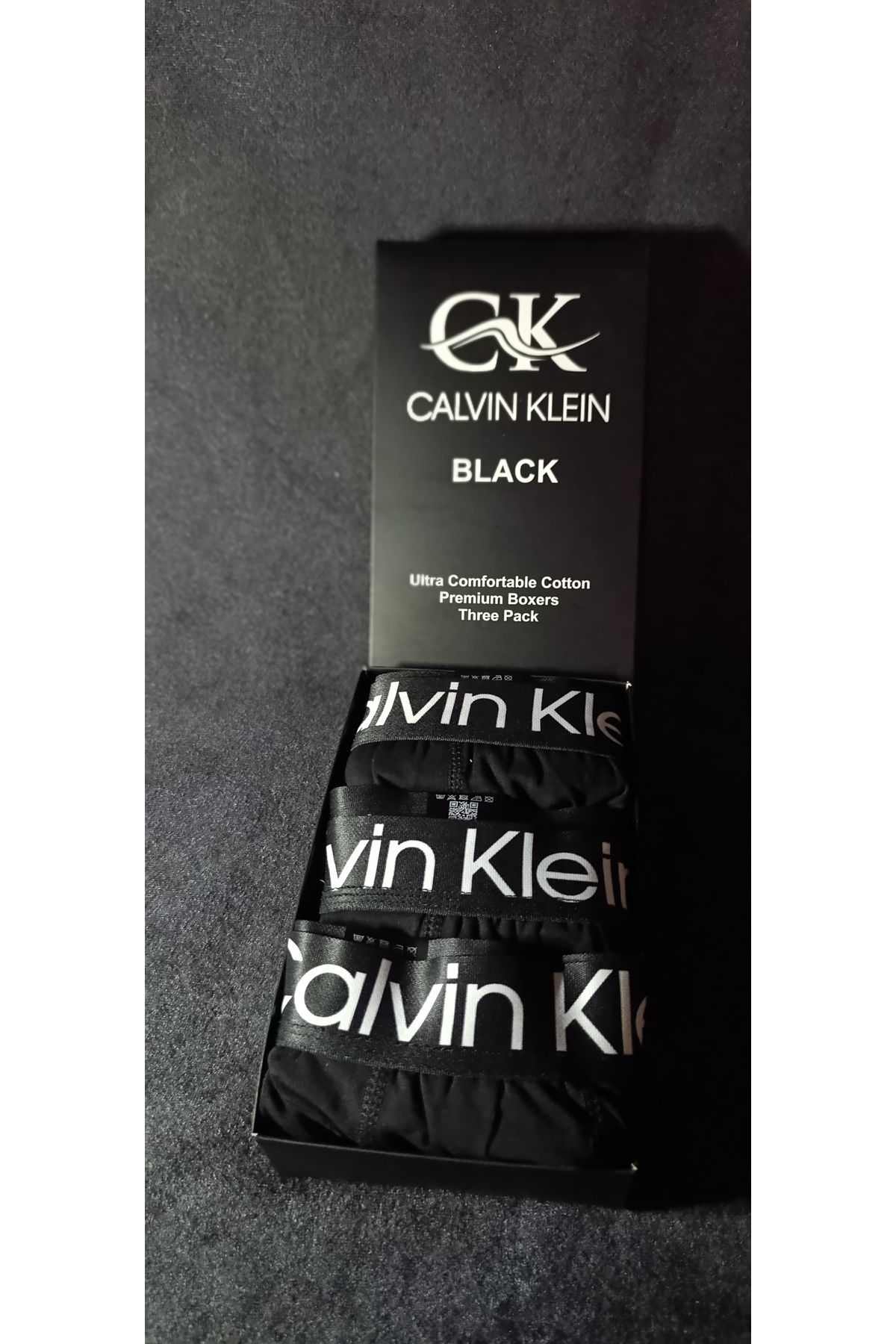 shop ERKEK BASİC İMZALI BEL BANTLI PAMUKLU 3'LÜ BOXER