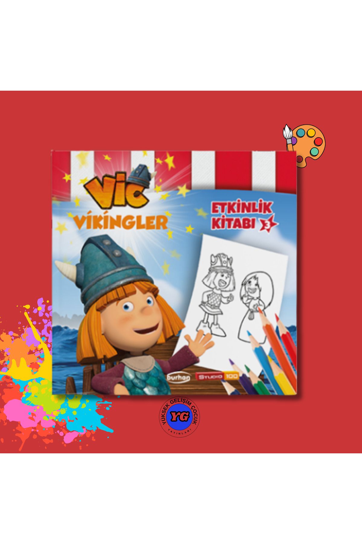 Burhan Yayınları VİKİNGLER ETKİNLİK KİTABI 3
