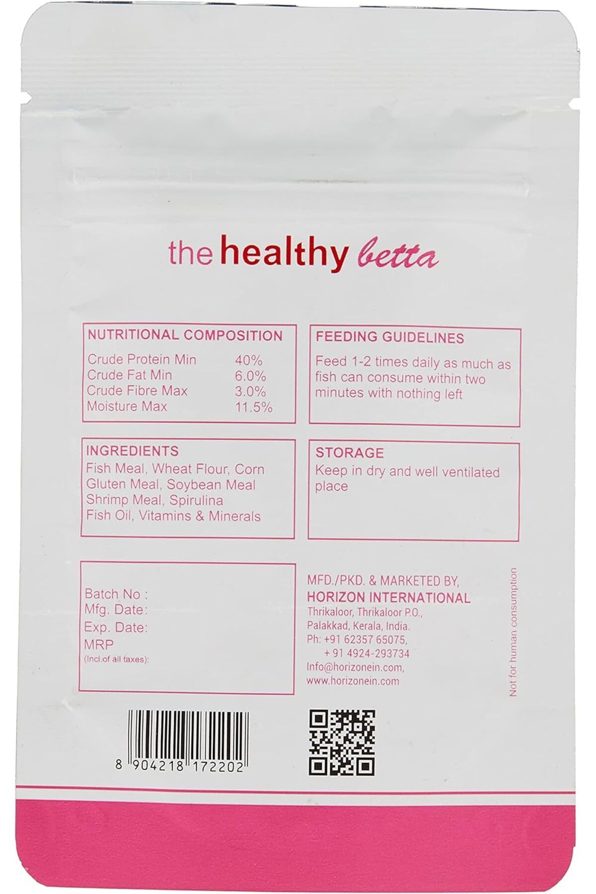 SKY TOUCH-Horizone Aura Betta Protein Food - 25g 3