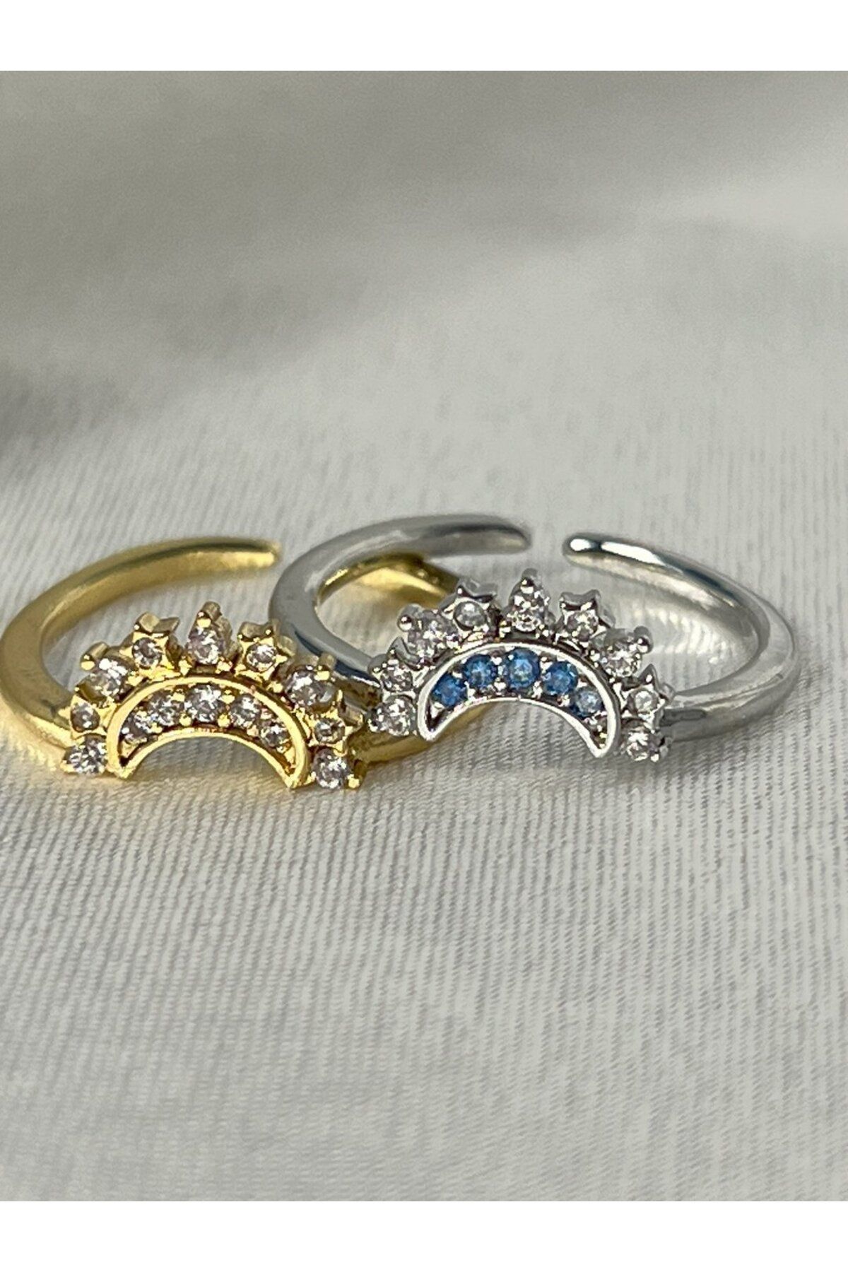 CEY ACCESSORY İKİLİ AY YÜZÜK