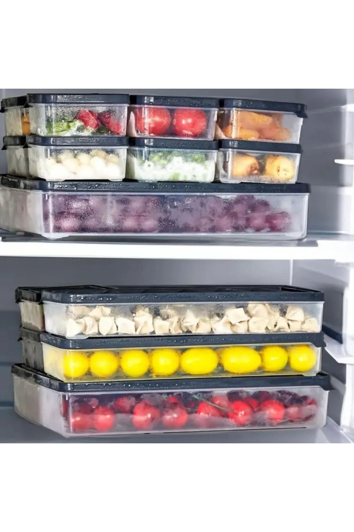 Lumpedy-4 Pieces 1Lt Storage Container 4X1000Ml Can Be Used in Freezer and Deep Freezer 3