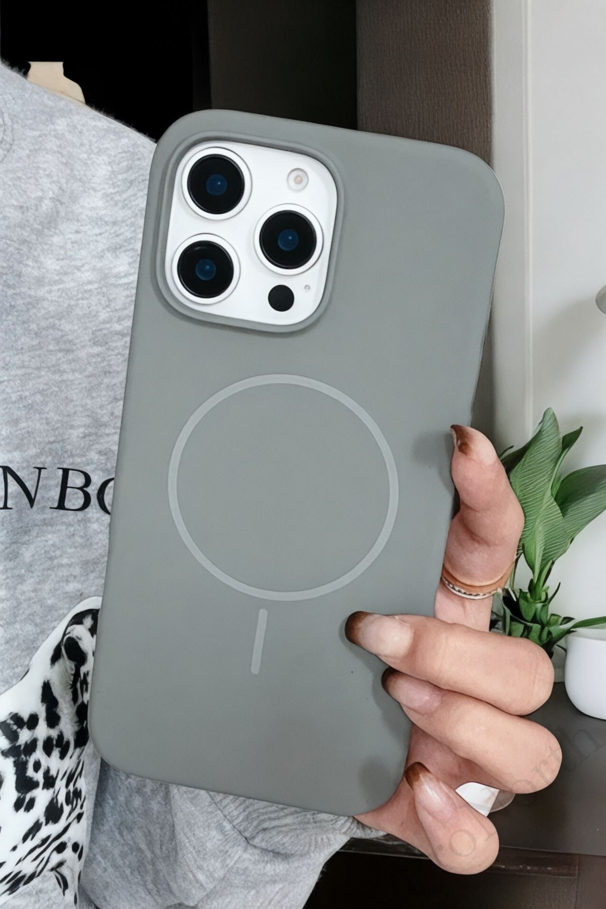 ProNorth Apple İphone 14 Pro Max Kılıf Magsafe Destekli Premium Sıvı Silikon Kapak