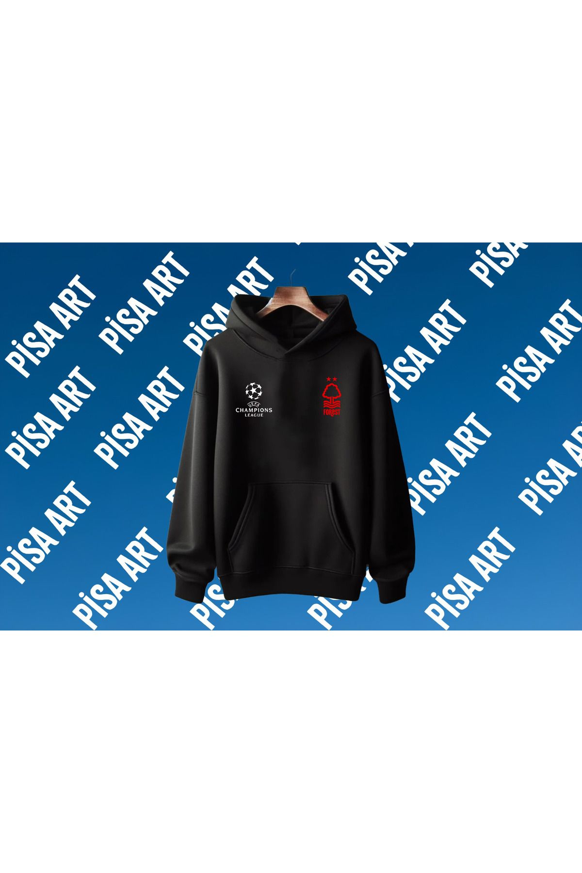 Pisa Art NOTTHINGHAM FORREST X DEVLER LİGİ ÖZEL TASARIM UNISEX TARAFTAR SWEATSHIRT