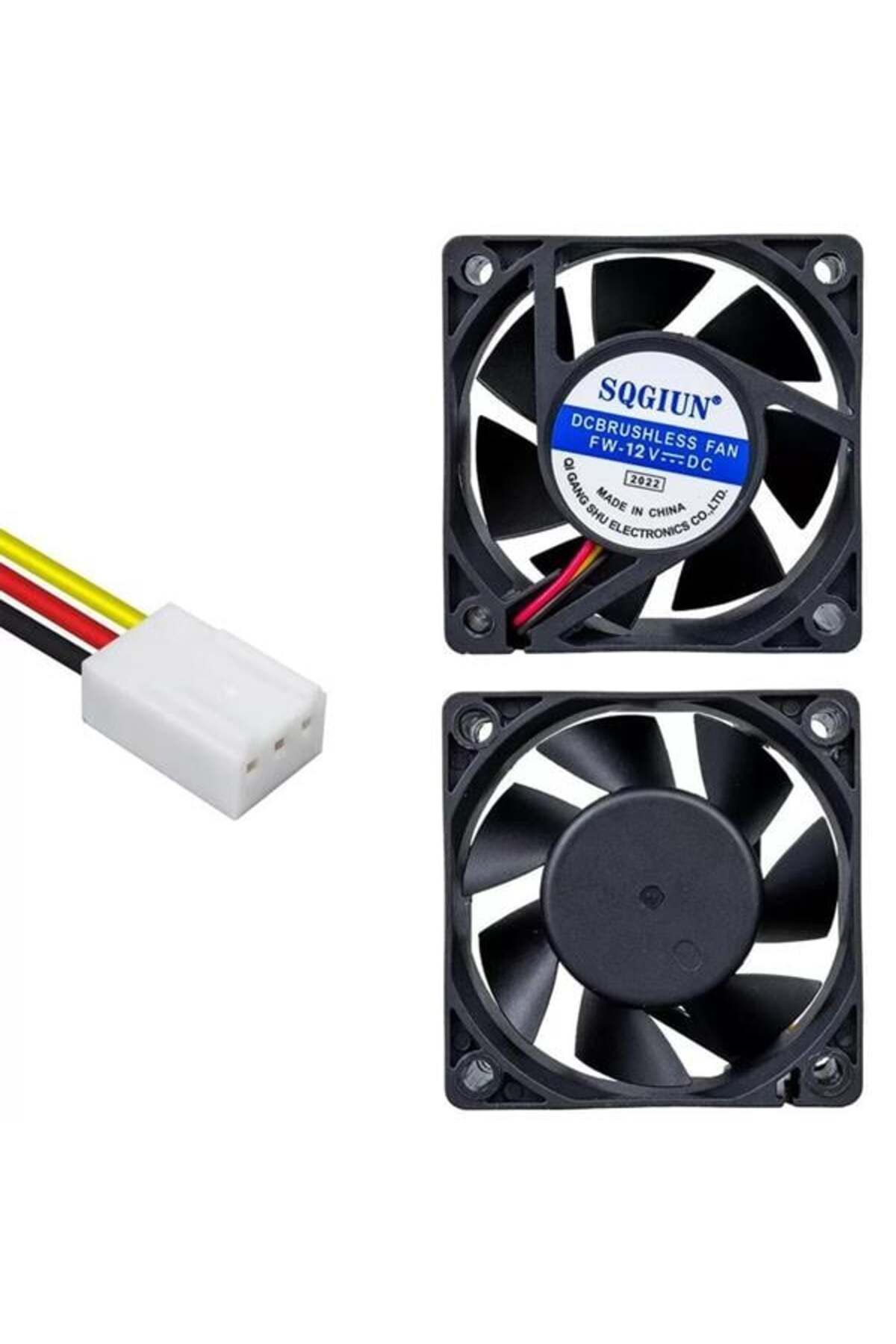 ÖYKÜ VE YİĞİT Powermaster IC-216 Fırçasız DC Fan 60X60x25mm 12 Volt 3 Pin (Seri 2)