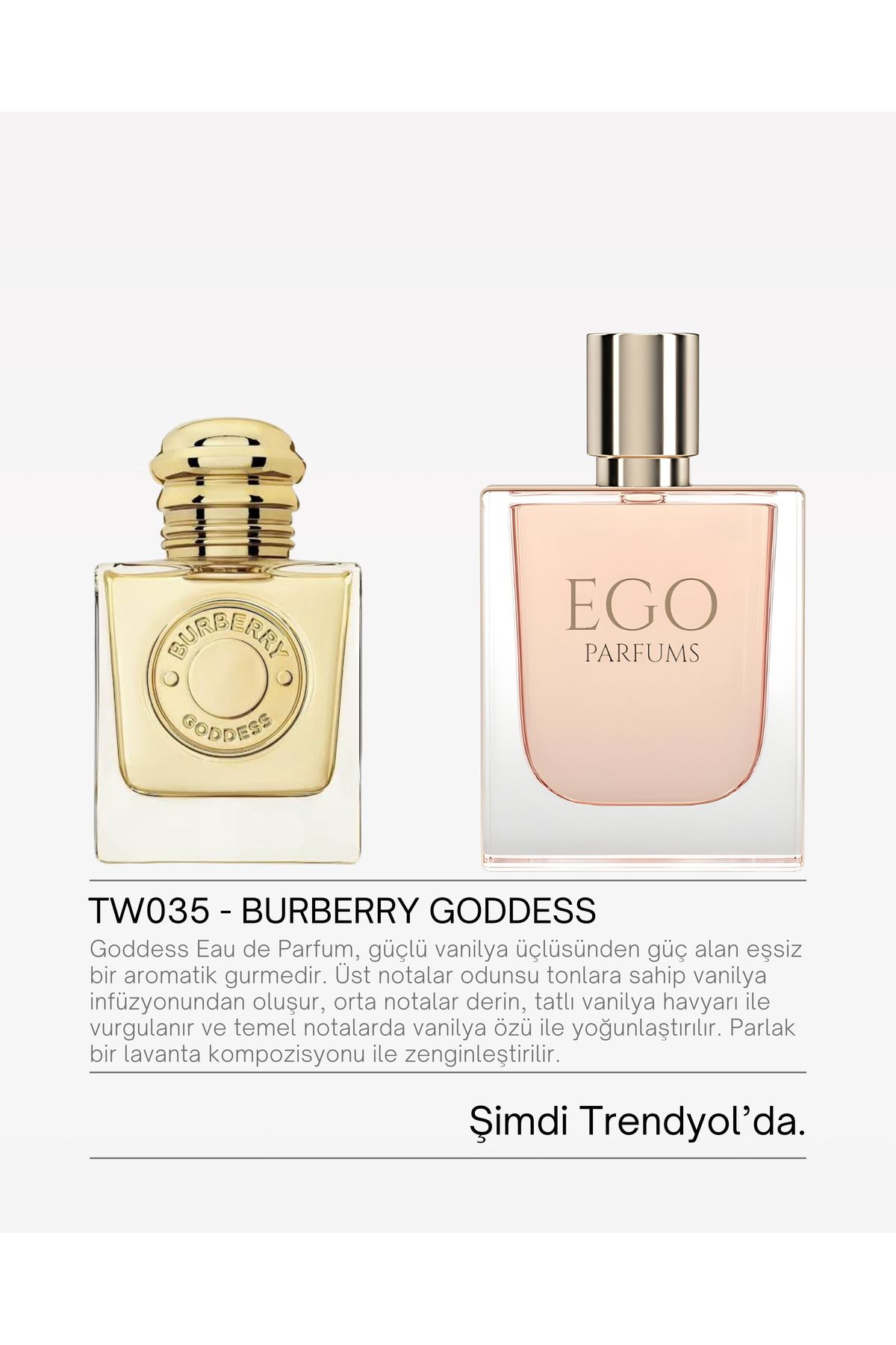 homeartplus W035 - Ego Edp 50 ml ( GODDESS ) Çiçeksi Kadın Parfüm