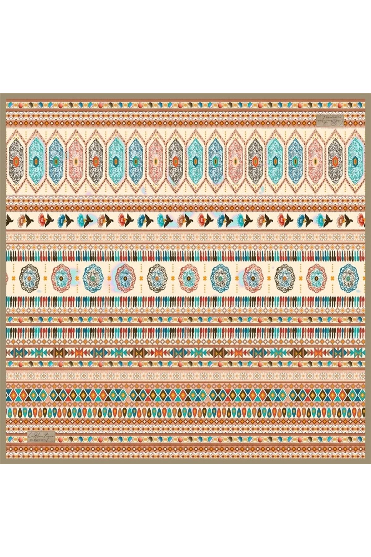 LA BOUTIQUE 2420-02 TWILL İPEK 90X90