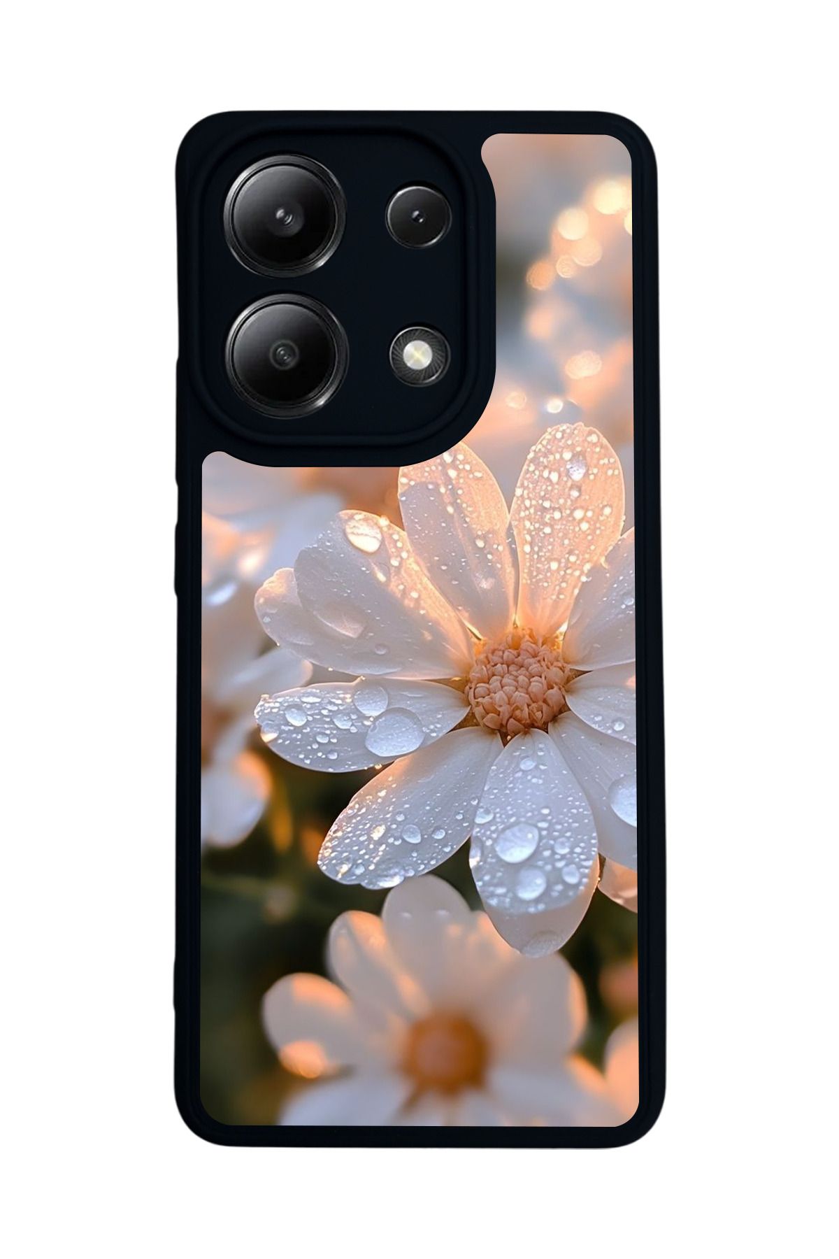 BGAKSESUAR Xiaomi Redmi Note 13 4G Uyumlu Mat Siyah Kılıf – Yumuşak Silikon, Koruyucu, Şok Emici Kapak