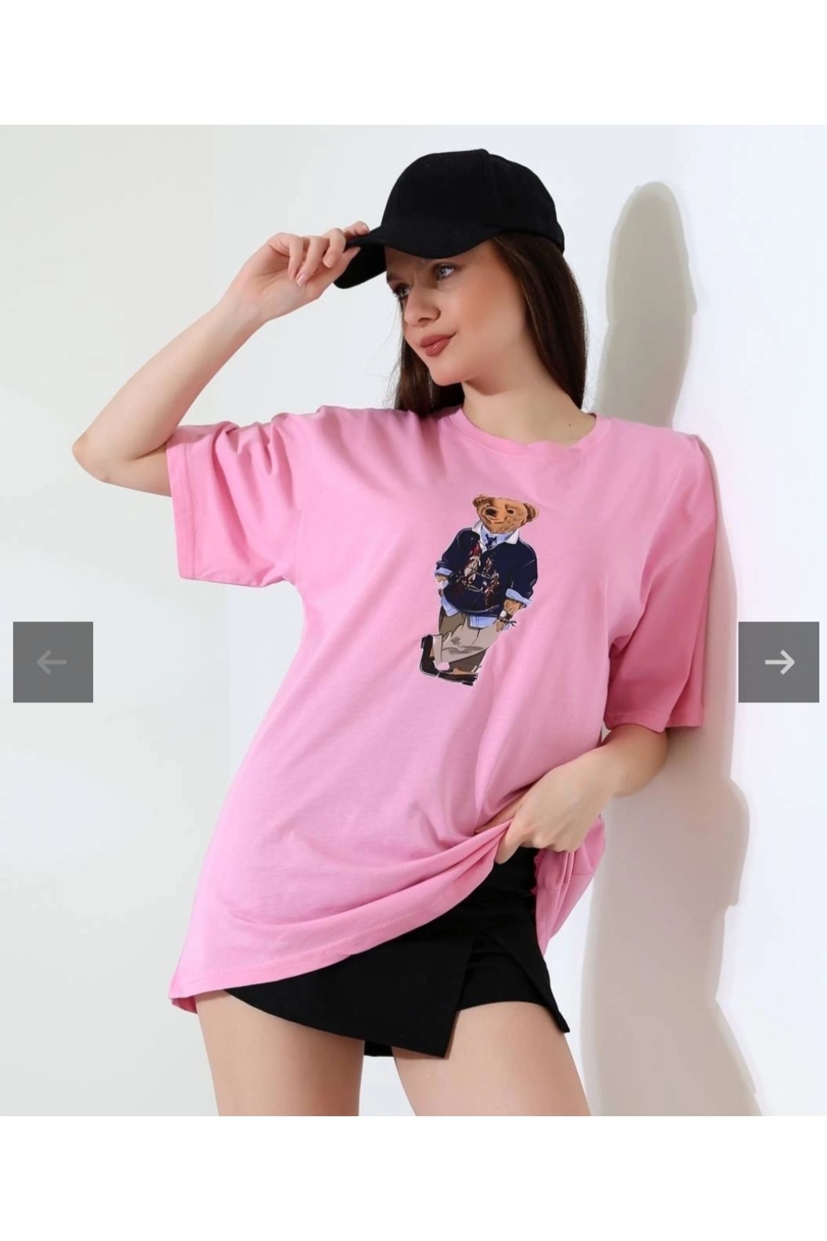 MODA Ayıcıklı oversize tişört