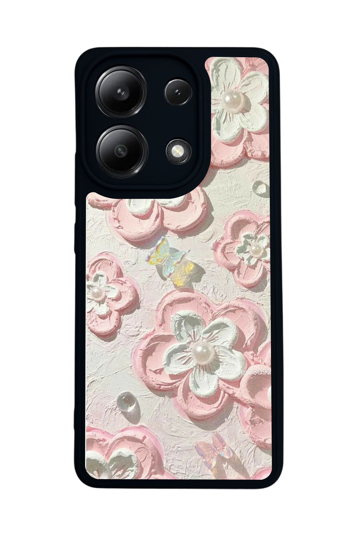 BGAKSESUAR Xiaomi Redmi Note 13 4G Uyumlu Mat Siyah Kılıf – Yumuşak Silikon, Koruyucu, Şok Emici Kapak