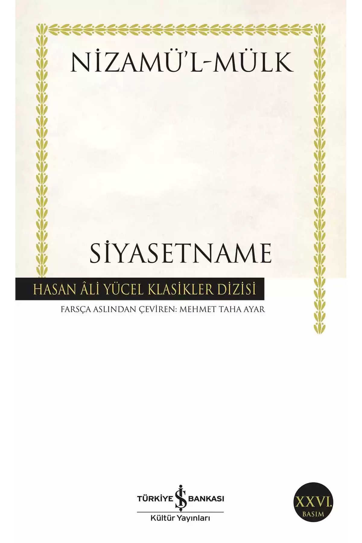 Bloomsbury Siyasetname - Nizamü’l-Mülk