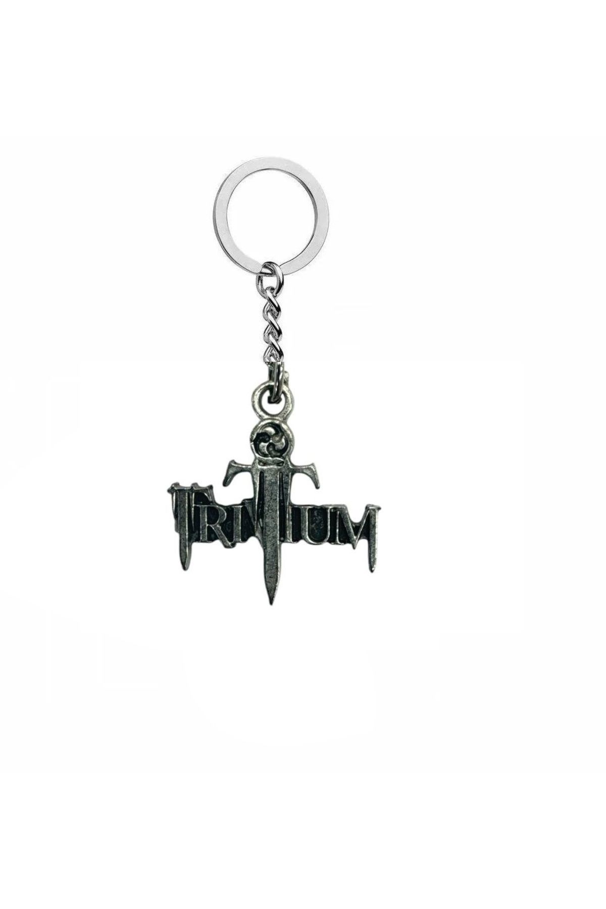 Herşey Nota Trivium Rock Metal Grup Anahtarlık – Unisex - Zamak kaplama