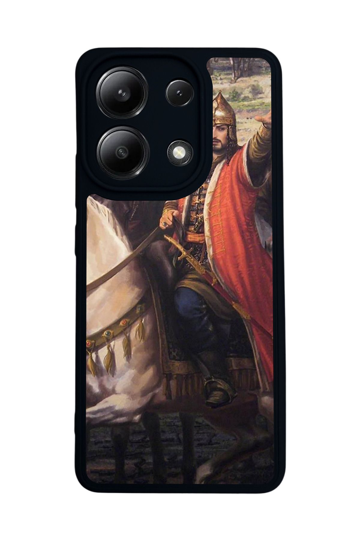 BGAKSESUAR Xiaomi Redmi Note 13 4G Uyumlu Mat Siyah Kılıf – Yumuşak Silikon, Koruyucu, Şok Emici Kapak
