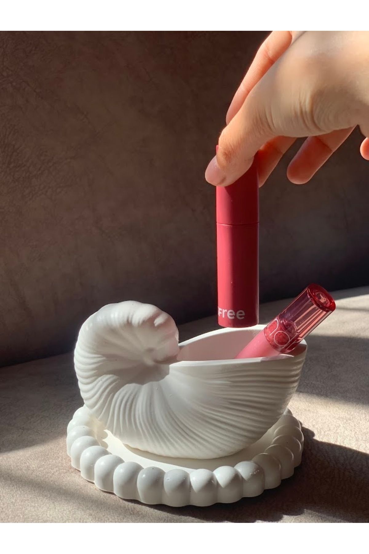 shop Mira Hediyelik Taş Tozu Deniz Kabuğu Takı/Küçük Eşya Kasesi – 2’li Set