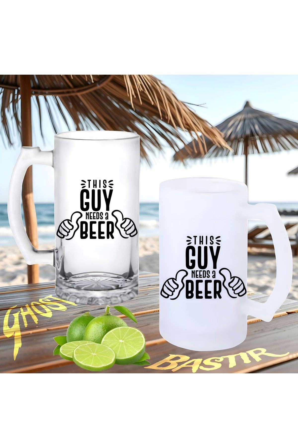 Ghostbusters Bira ihtiyacı buzlu ya da buzsuz bira bardağı