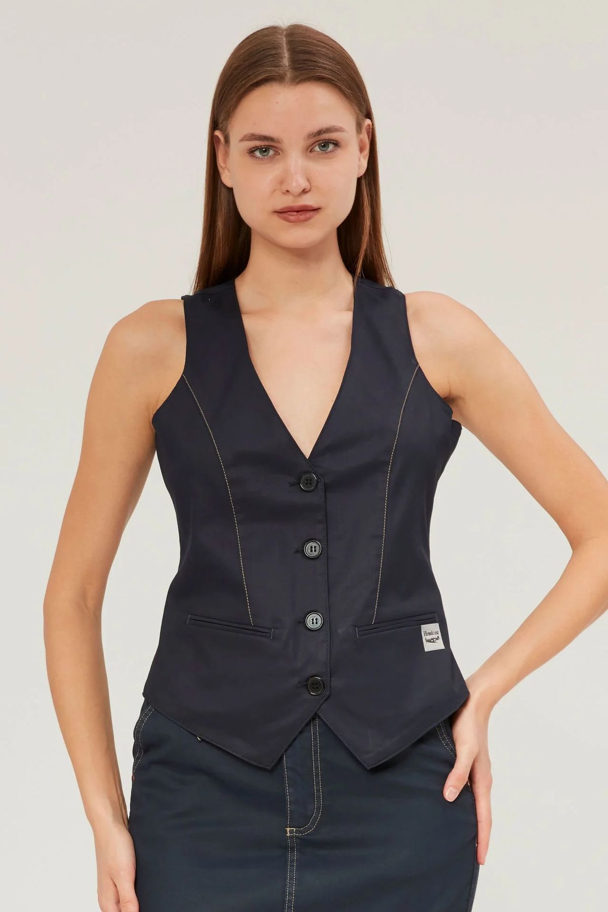 Hurricane Aeronautics Dusk Mavi Jeans Yelek