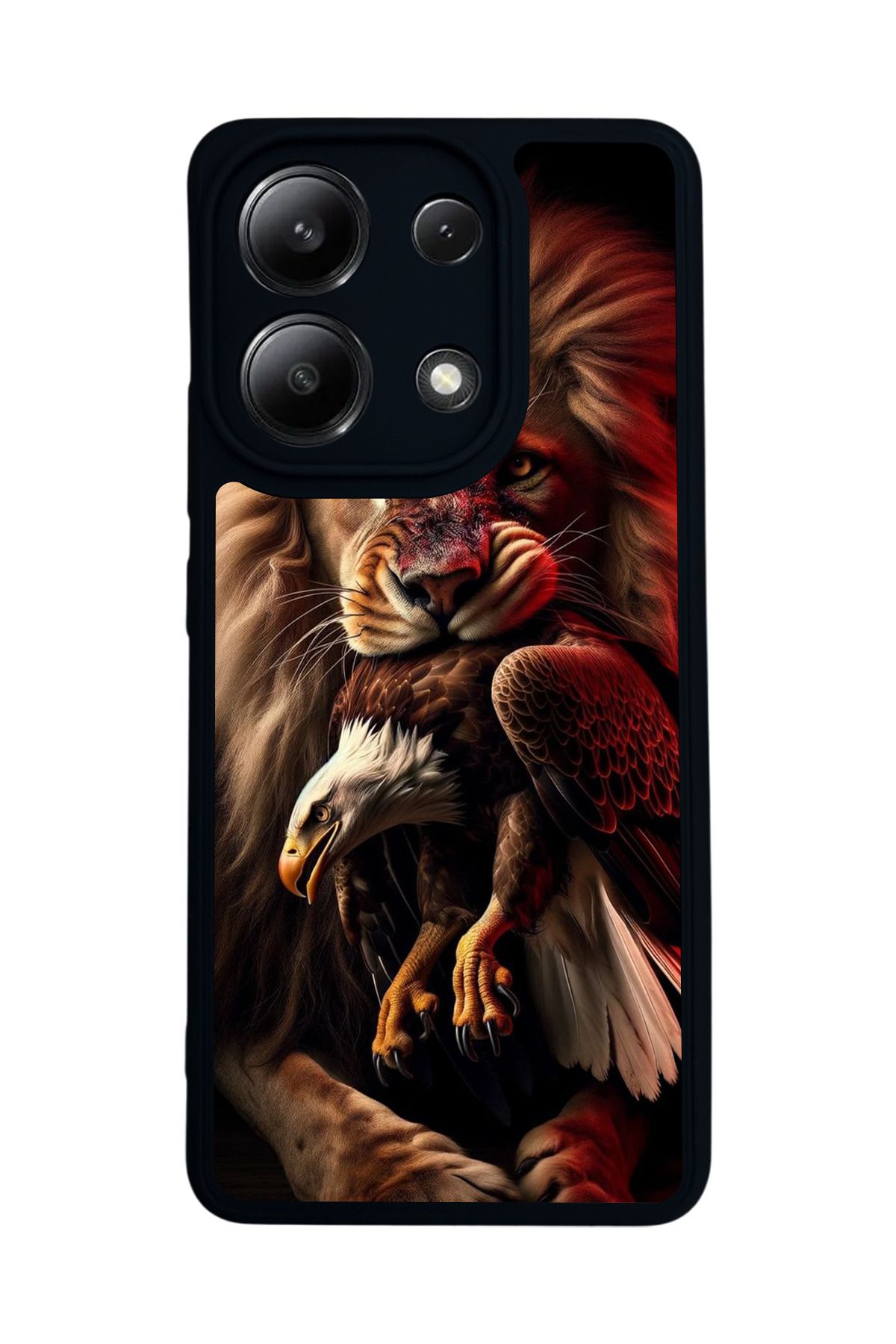 BGAKSESUAR Xiaomi Redmi Note 13 4G Uyumlu Mat Siyah Kılıf – Yumuşak Silikon, Koruyucu, Şok Emici Kapak