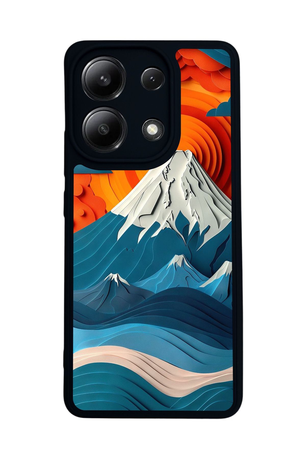 BGAKSESUAR Xiaomi Redmi Note 13 4G Uyumlu Mat Siyah Kılıf – Yumuşak Silikon, Koruyucu, Şok Emici Kapak