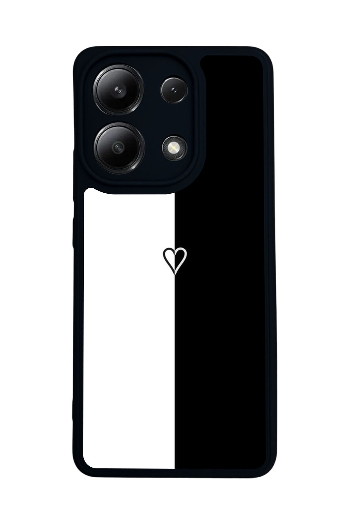 BGAKSESUAR Xiaomi Redmi Note 13 4G Uyumlu Mat Siyah Kılıf – Yumuşak Silikon, Koruyucu, Şok Emici Kapak
