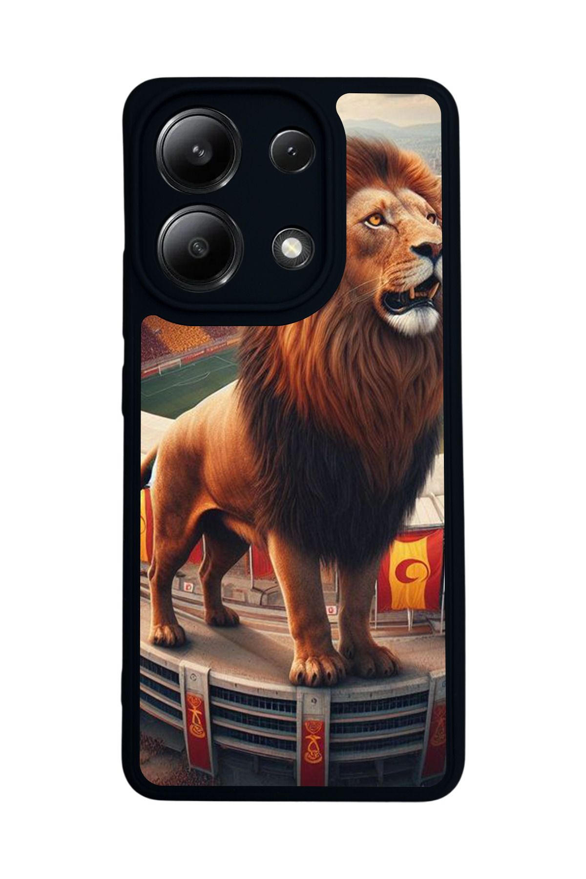 BGAKSESUAR Xiaomi Redmi Note 13 4G Uyumlu Mat Siyah Kılıf – Yumuşak Silikon, Koruyucu, Şok Emici Kapak