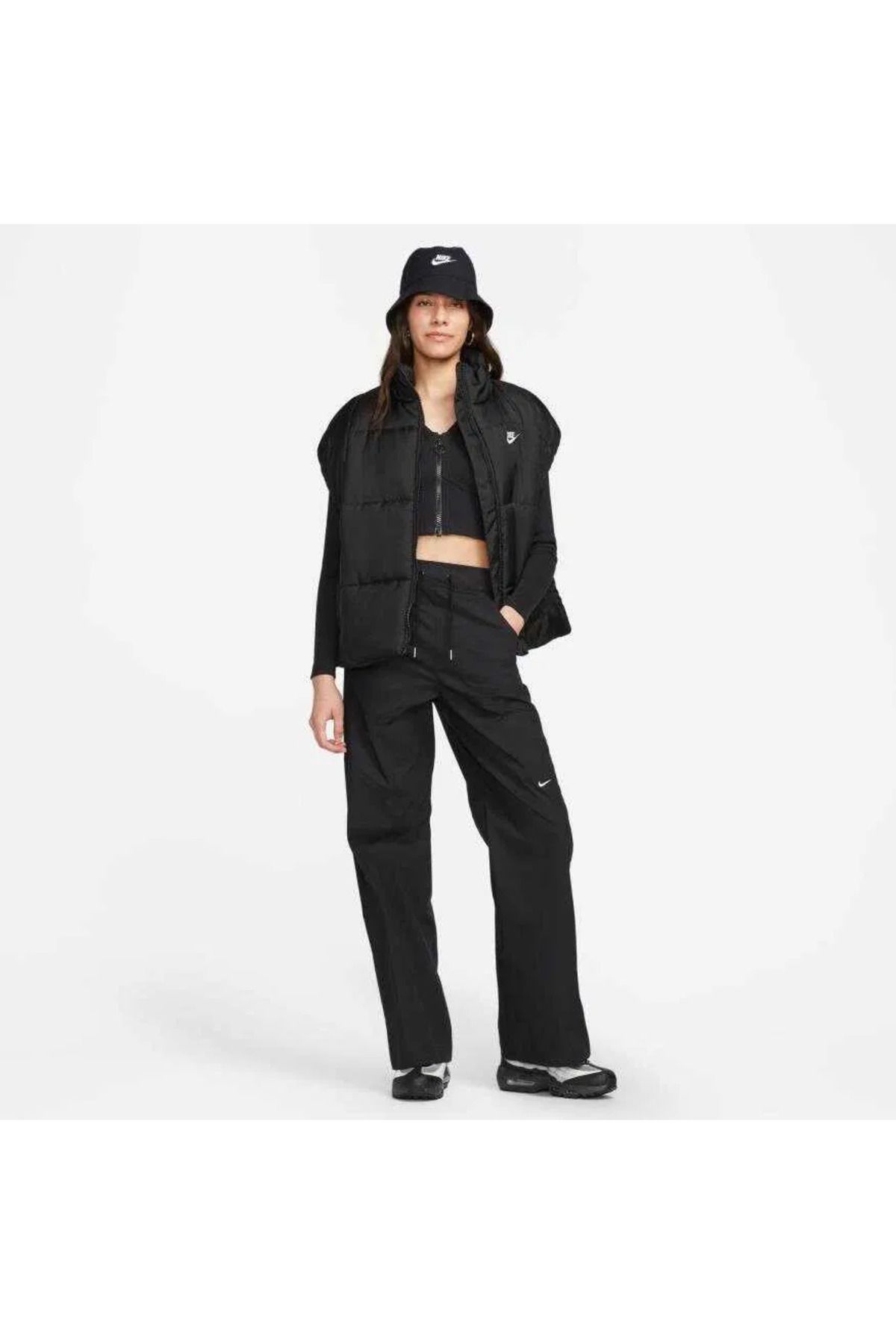 Nike NSW Essentials Woven Hr Oh Pant Kadın Eşofman Altı