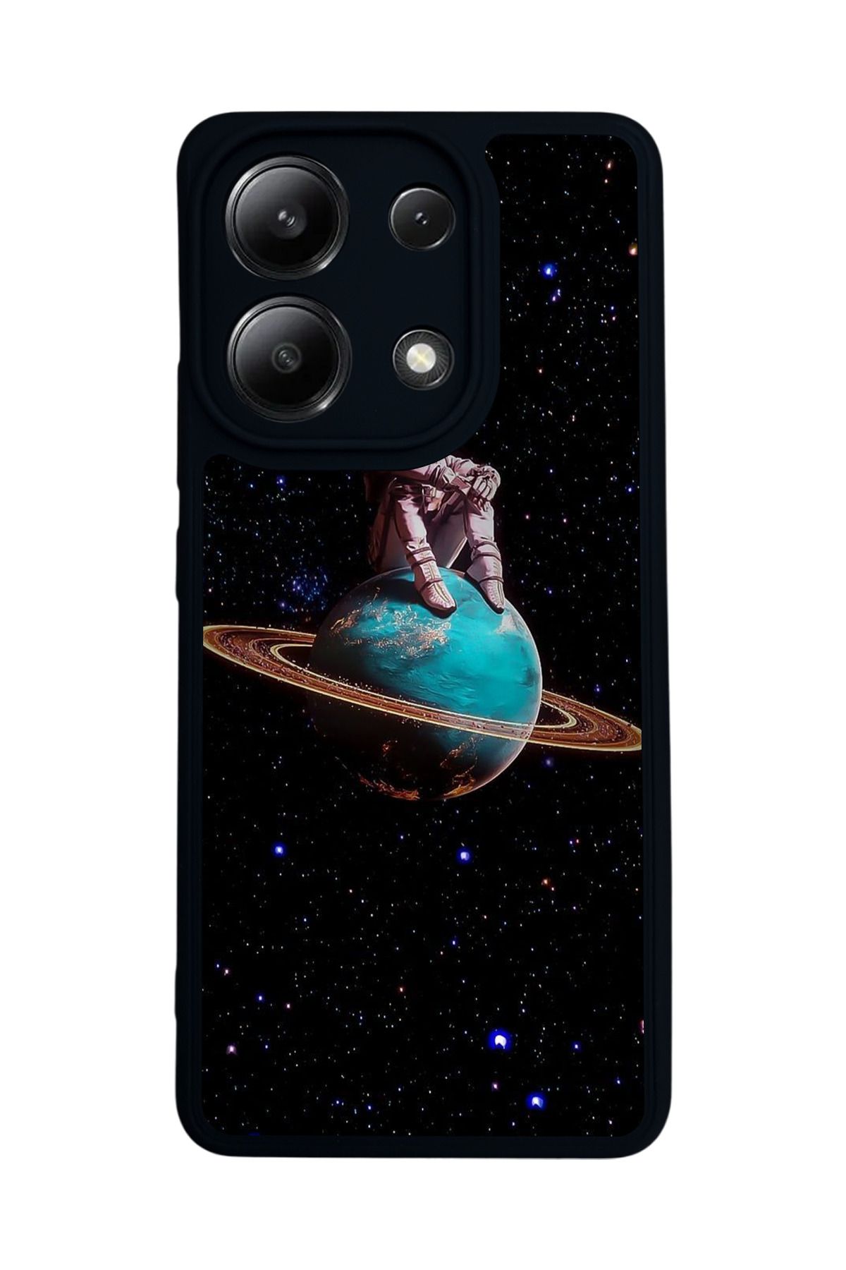 BGAKSESUAR Xiaomi Redmi Note 13 4G Uyumlu Mat Siyah Kılıf – Yumuşak Silikon, Koruyucu, Şok Emici Kapak