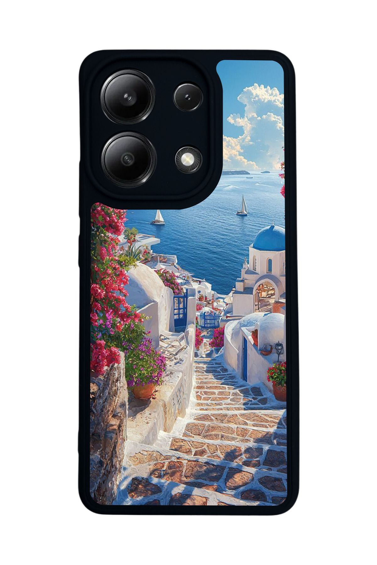 BGAKSESUAR Xiaomi Redmi Note 13 4G Uyumlu Mat Siyah Kılıf – Yumuşak Silikon, Koruyucu, Şok Emici Kapak