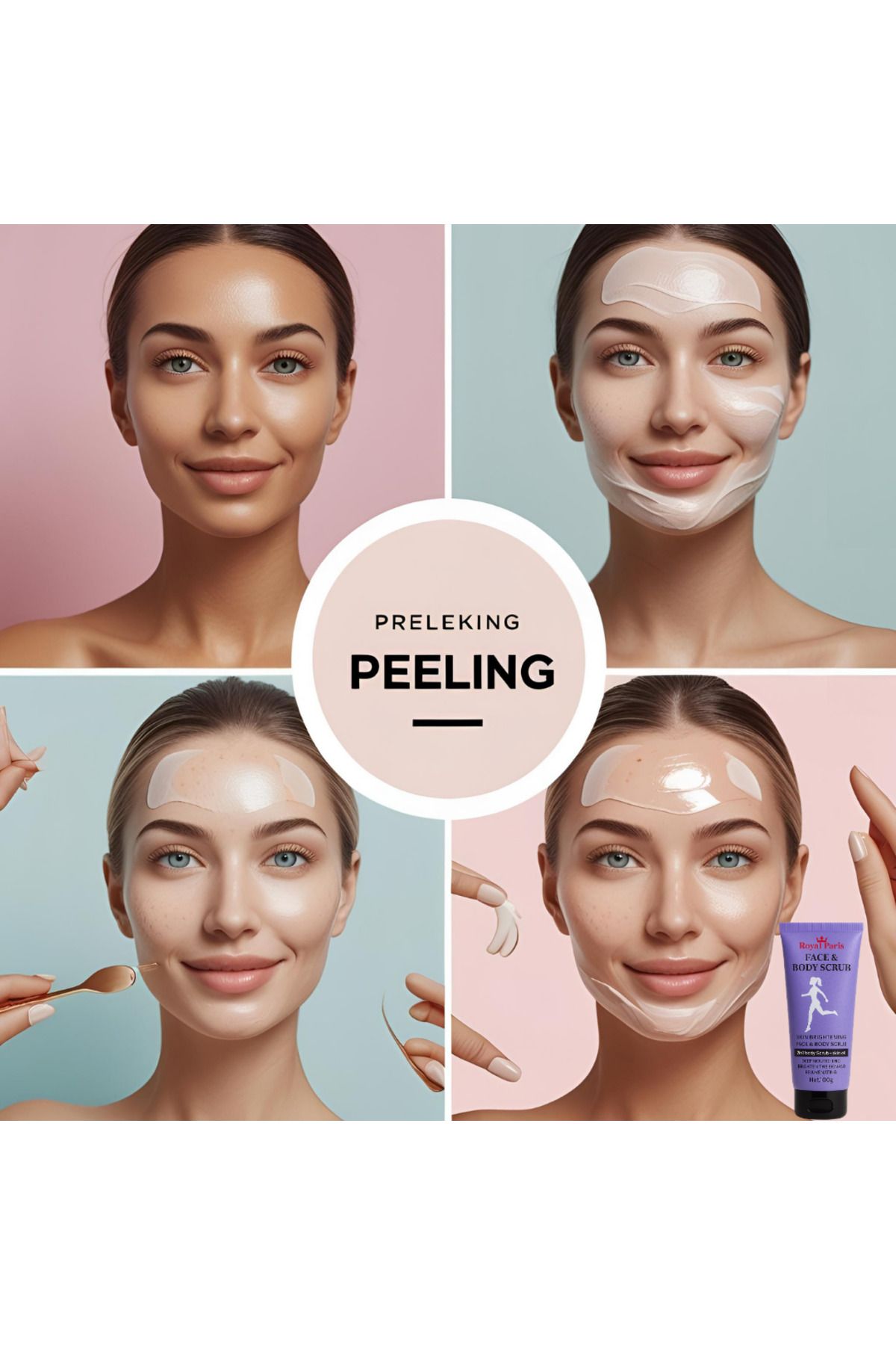 DERMASTUDİO Yüz ve Vücut Peeling 100 Gr * 3 ADET