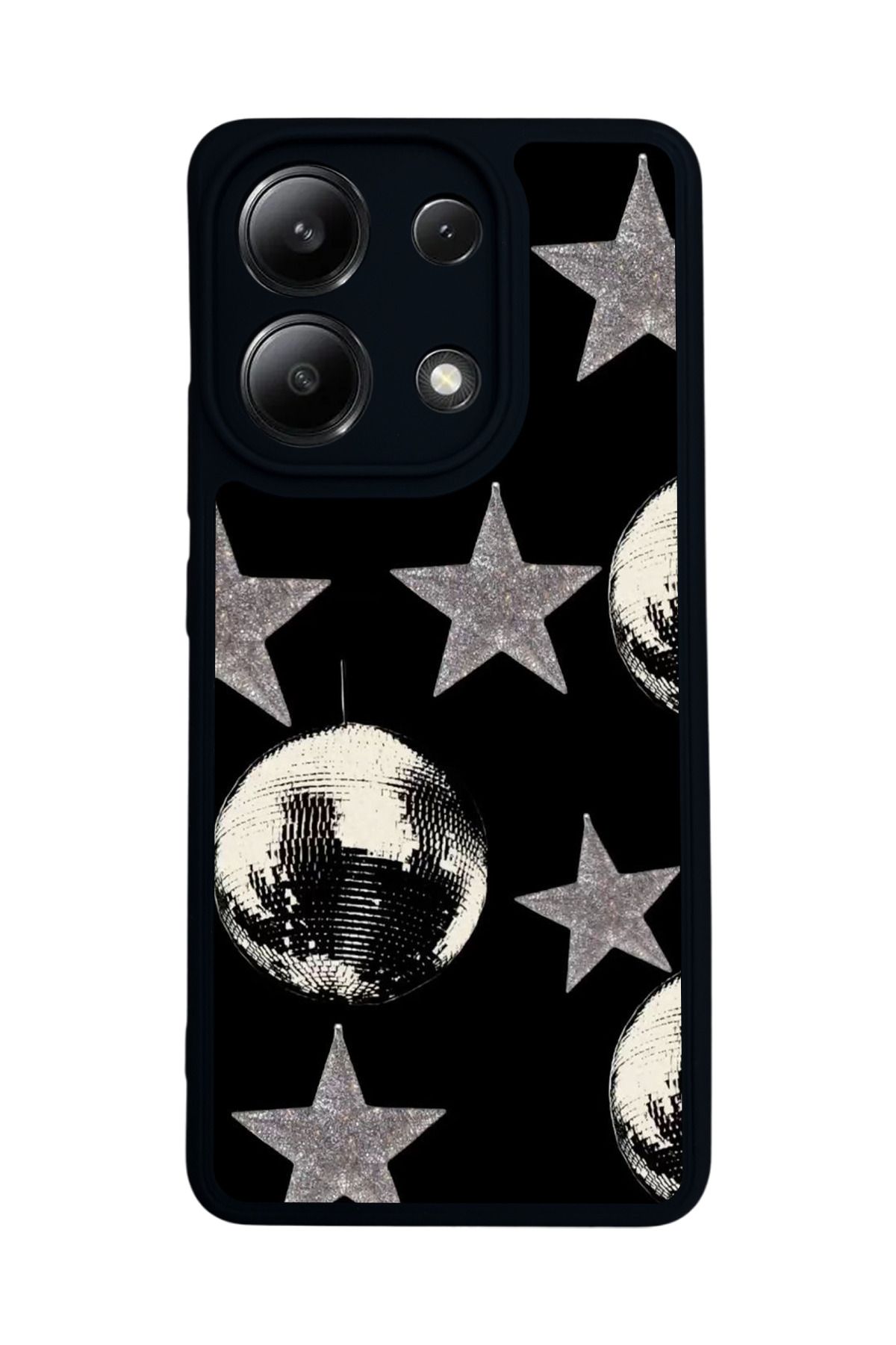 BGAKSESUAR Xiaomi Redmi Note 13 4G Uyumlu Mat Siyah Kılıf – Yumuşak Silikon, Koruyucu, Şok Emici Kapak