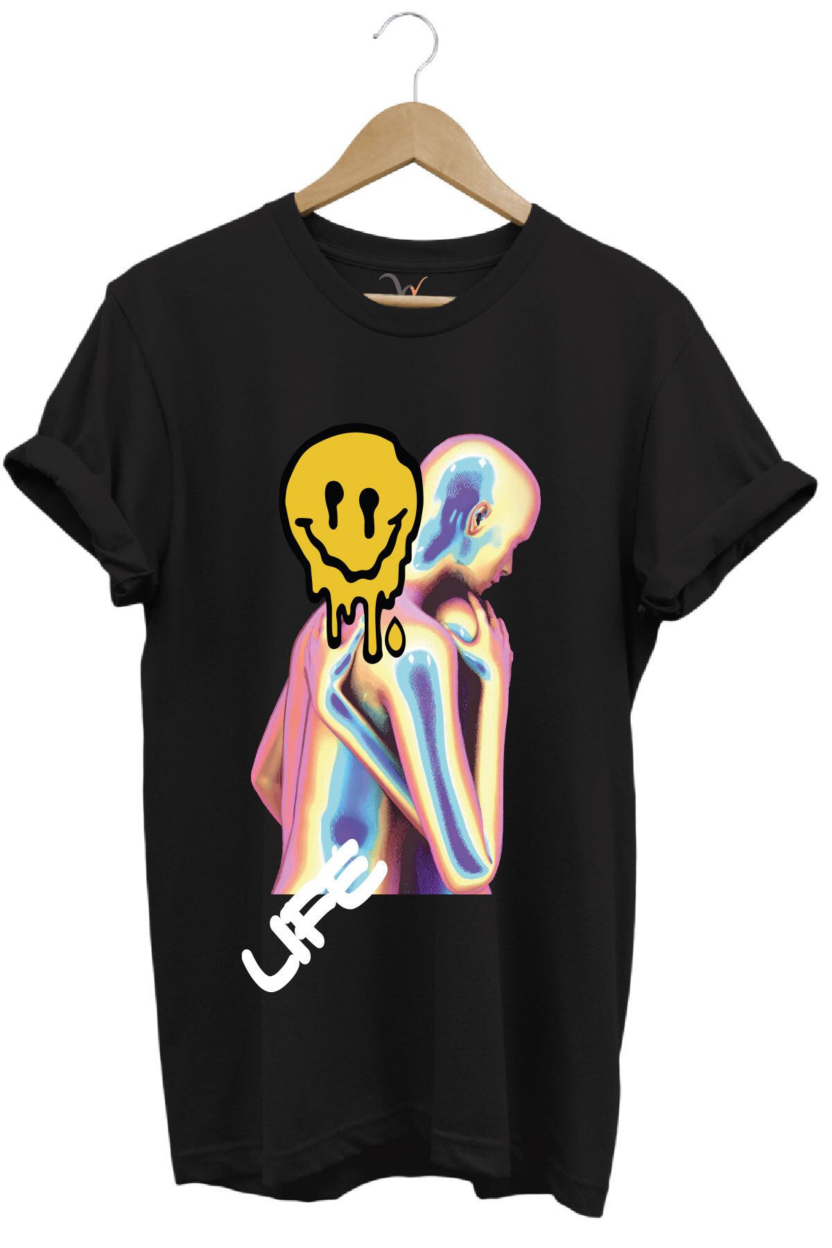 onsrawear Yaşam ve Çöküş %100 Pamuk Basic T-shirt