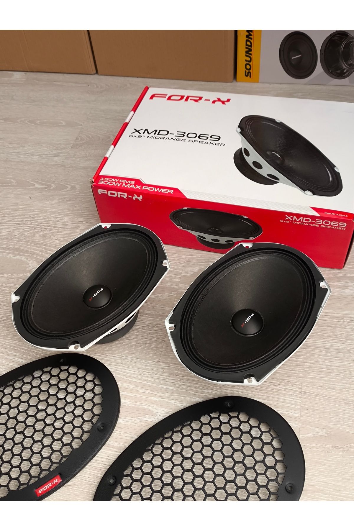 patili tasarım Fr-x Oval Midrange Hoparlör Takım