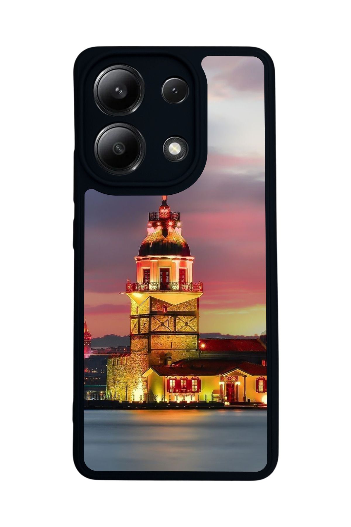 BGAKSESUAR Xiaomi Redmi Note 13 4G Uyumlu Mat Siyah Kılıf – Yumuşak Silikon, Koruyucu, Şok Emici Kapak