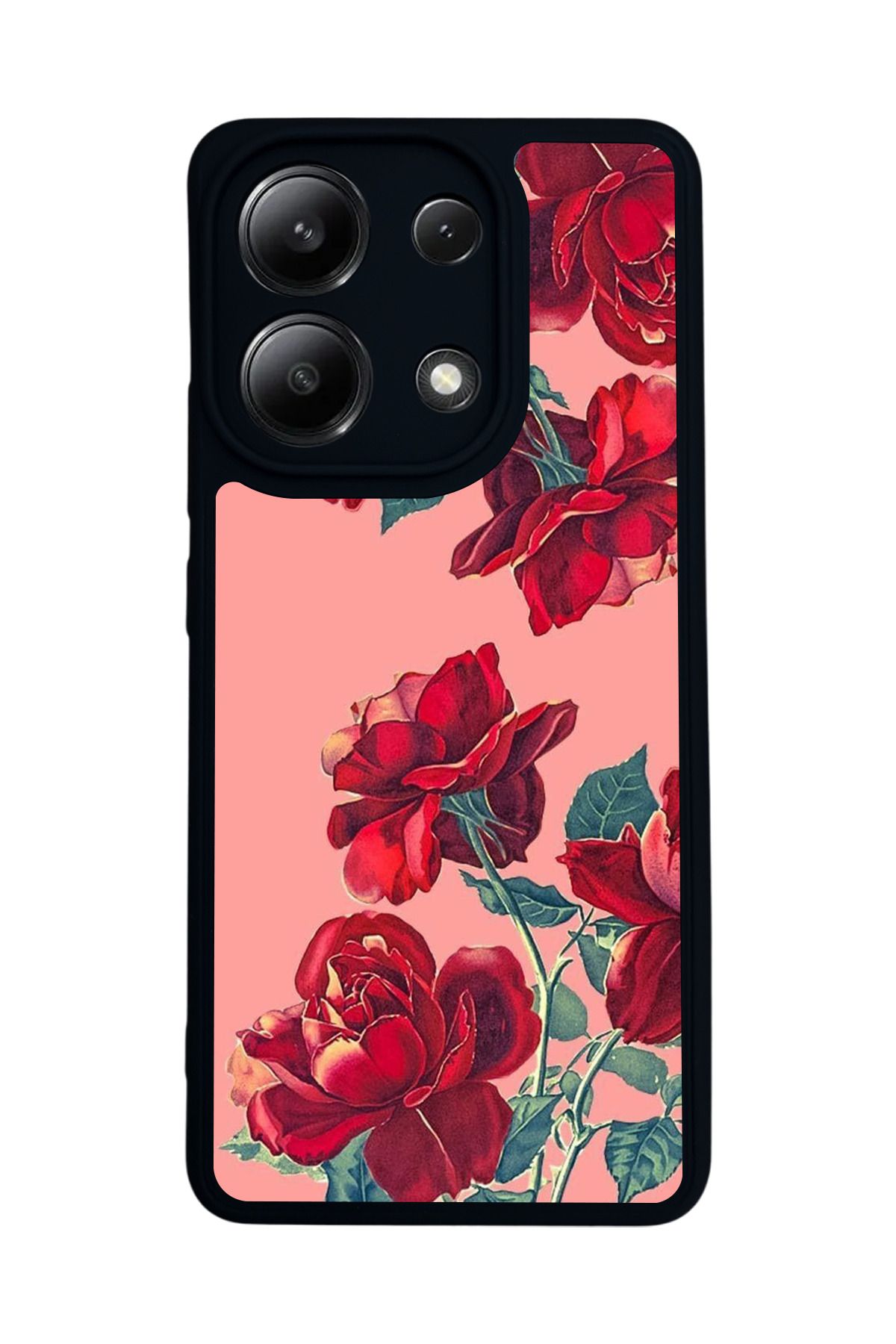 BGAKSESUAR Xiaomi Redmi Note 13 4G Uyumlu Mat Siyah Kılıf – Yumuşak Silikon, Koruyucu, Şok Emici Kapak