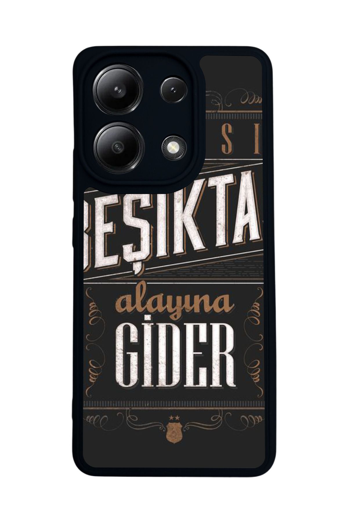 BGAKSESUAR Xiaomi Redmi Note 13 4G Uyumlu Mat Siyah Kılıf – Yumuşak Silikon, Koruyucu, Şok Emici Kapak