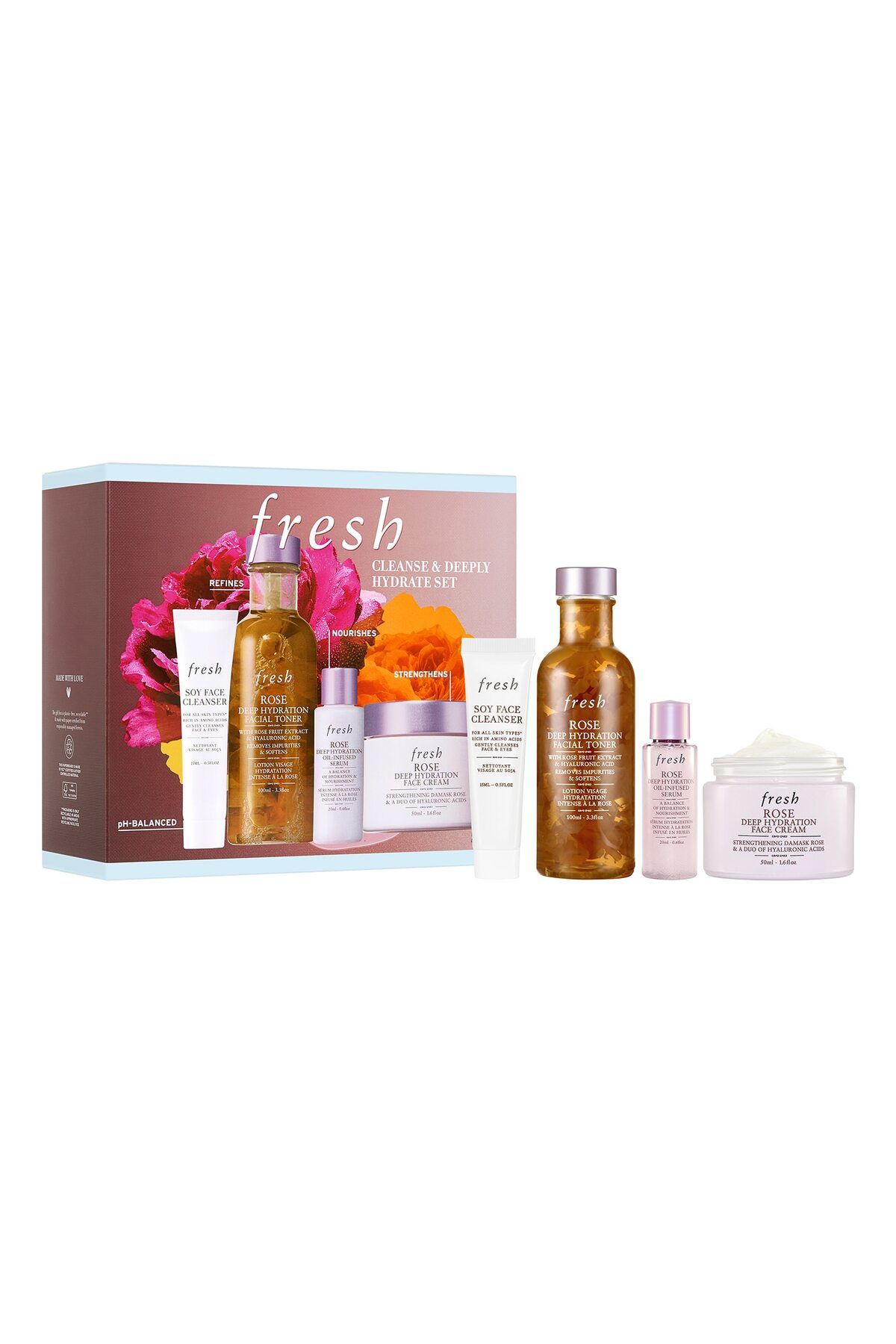 Fresh Cleanse & Deeply Hydrate Set - En Seti