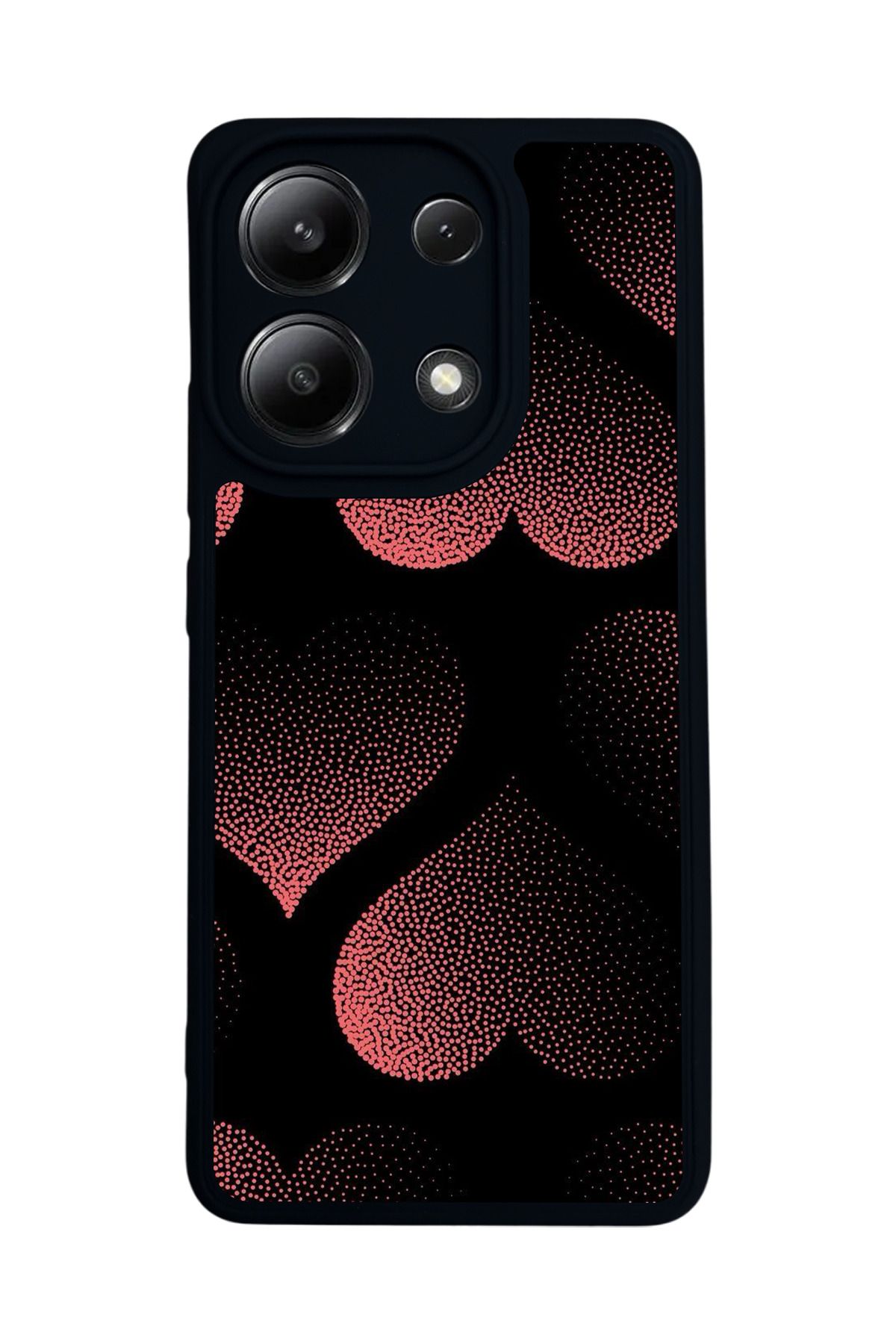 BGAKSESUAR Xiaomi Redmi Note 13 4G Uyumlu Mat Siyah Kılıf – Yumuşak Silikon, Koruyucu, Şok Emici Kapak