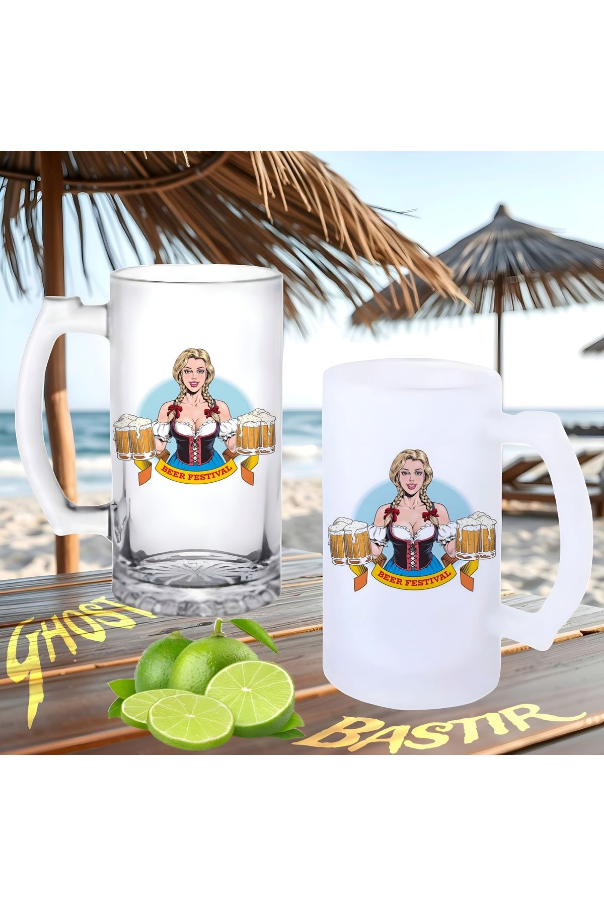 Ghostbusters Barmaid buzlu ya da buzsuz bira bardağı