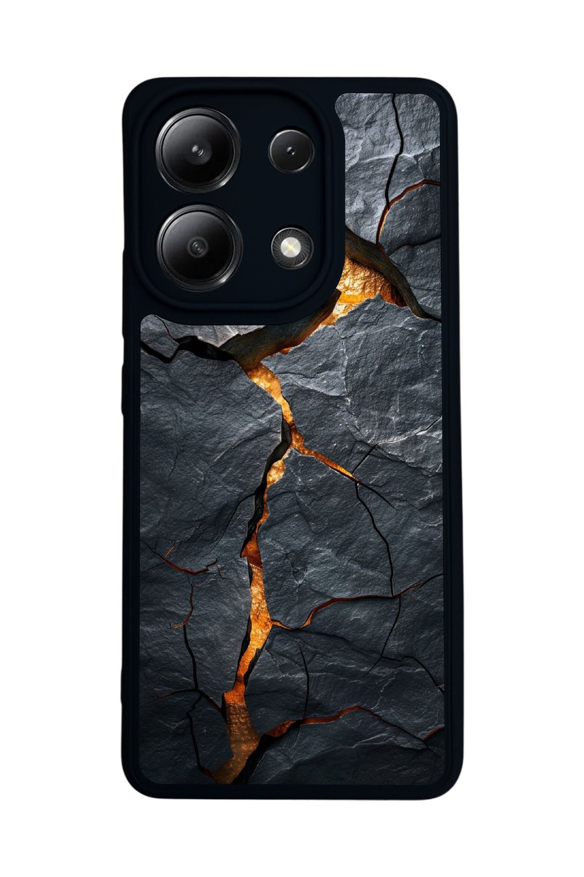 BGAKSESUAR Xiaomi Redmi Note 13 4G Uyumlu Mat Siyah Kılıf – Yumuşak Silikon, Koruyucu, Şok Emici Kapak