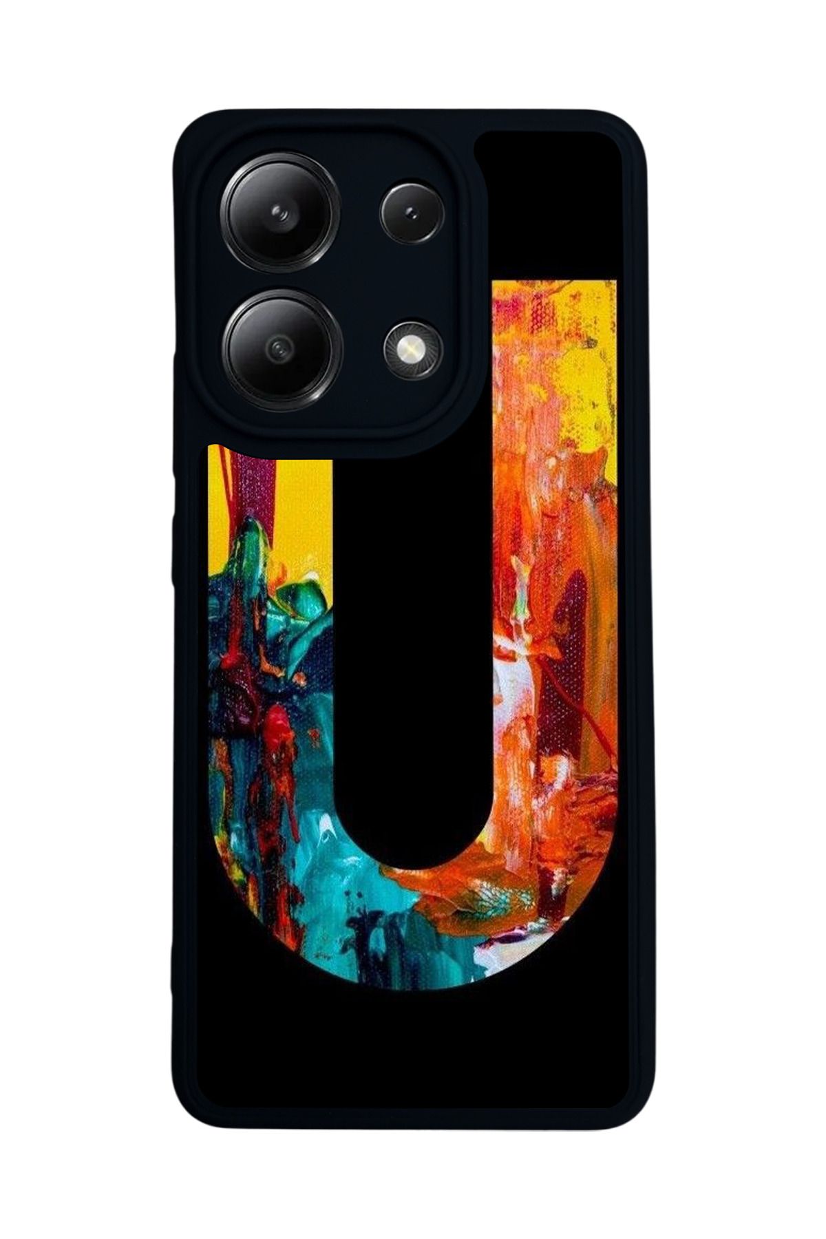 BGAKSESUAR Xiaomi Redmi Note 13 4G Uyumlu Mat Siyah Kılıf – Yumuşak Silikon, Koruyucu, Şok Emici Kapak