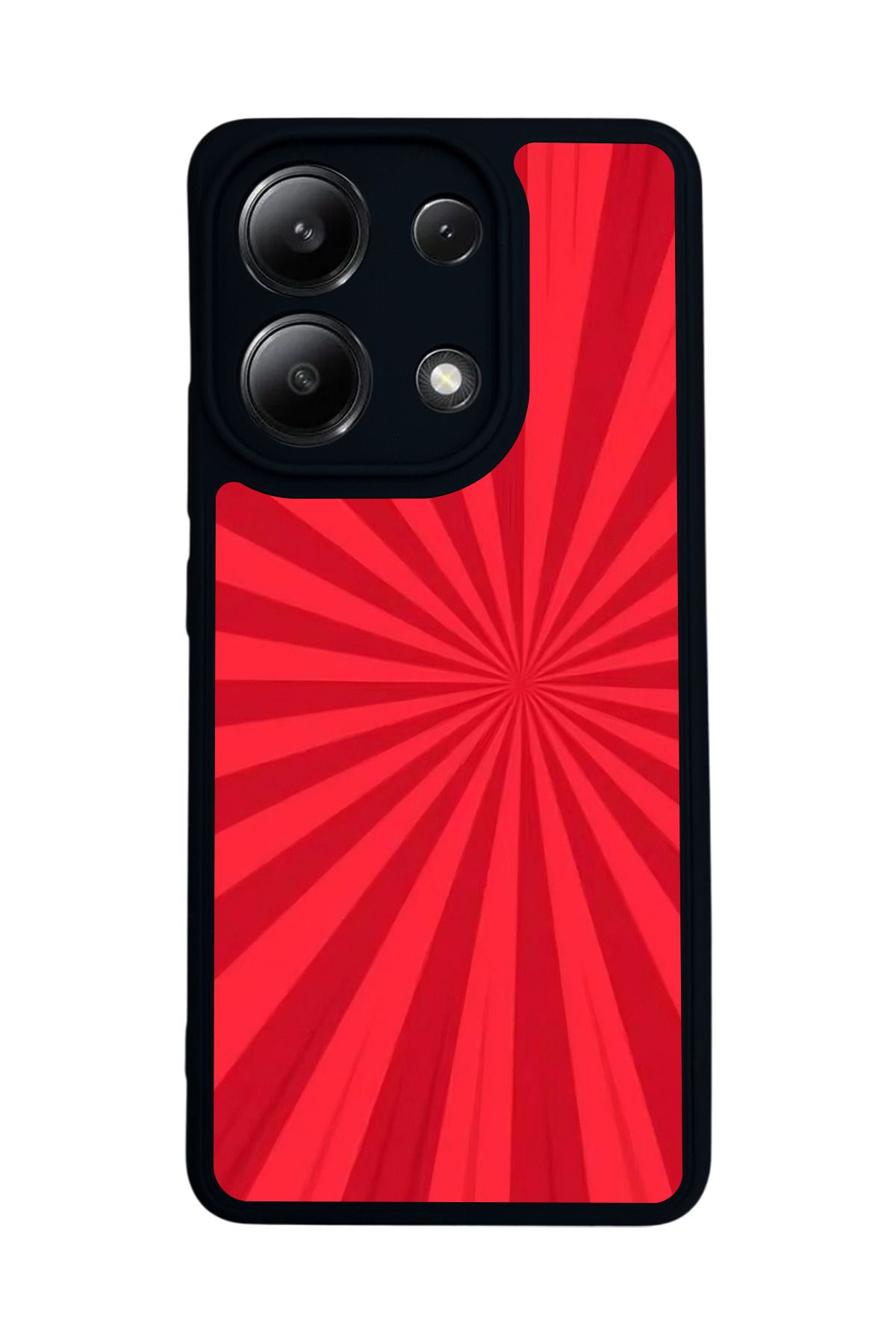 BGAKSESUAR Xiaomi Redmi Note 13 4G Uyumlu Mat Siyah Kılıf – Yumuşak Silikon, Koruyucu, Şok Emici Kapak