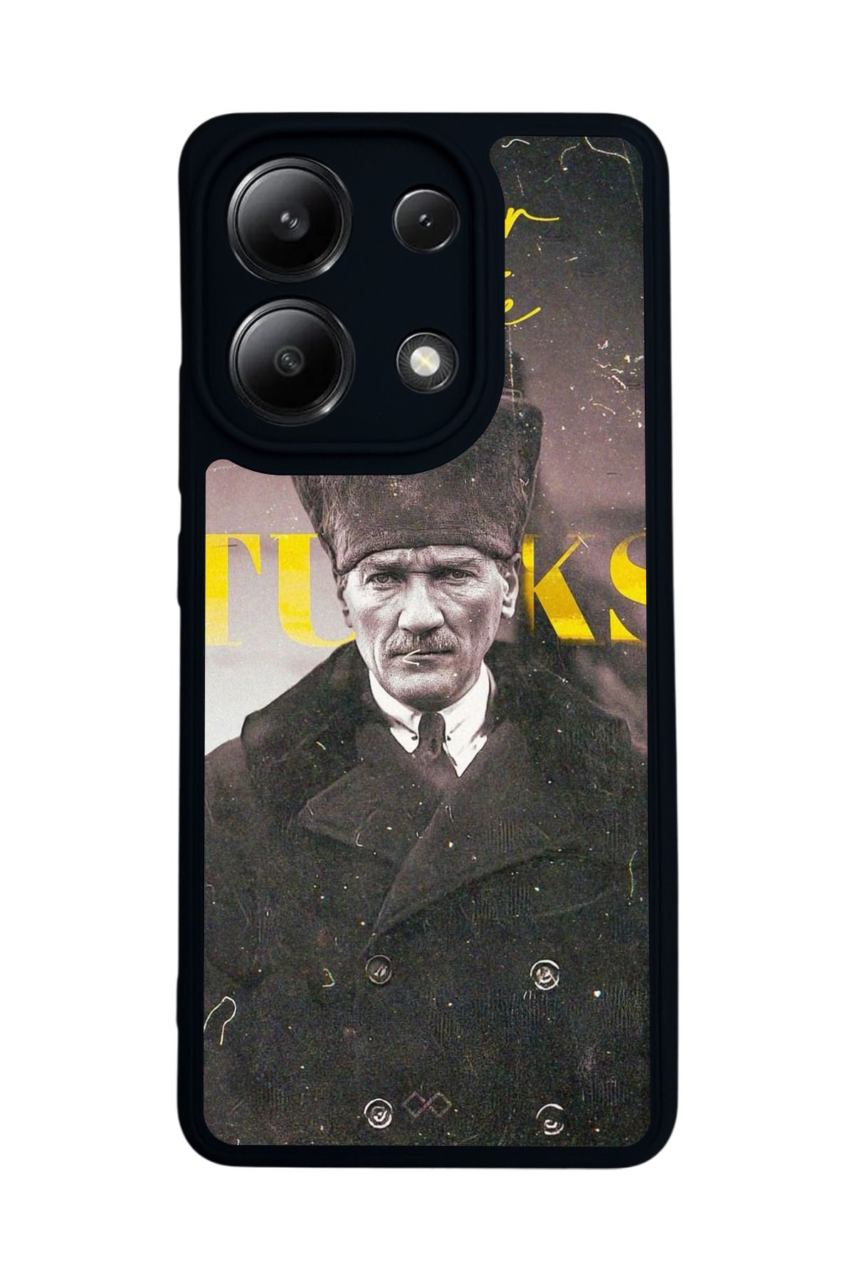 BGAKSESUAR Xiaomi Redmi Note 13 4G Uyumlu Mat Siyah Kılıf – Yumuşak Silikon, Koruyucu, Şok Emici Kapak