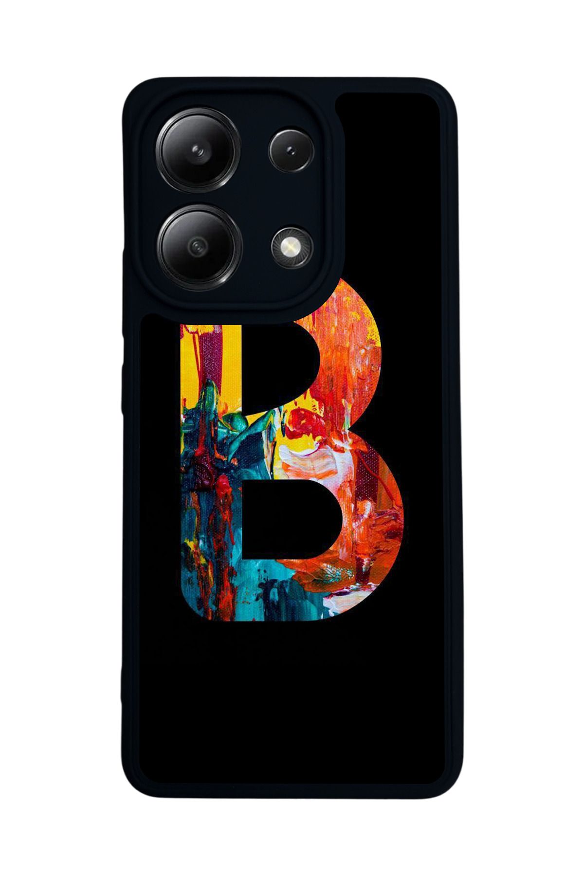 BGAKSESUAR Xiaomi Redmi Note 13 4G Uyumlu Mat Siyah Kılıf – Yumuşak Silikon, Koruyucu, Şok Emici Kapak