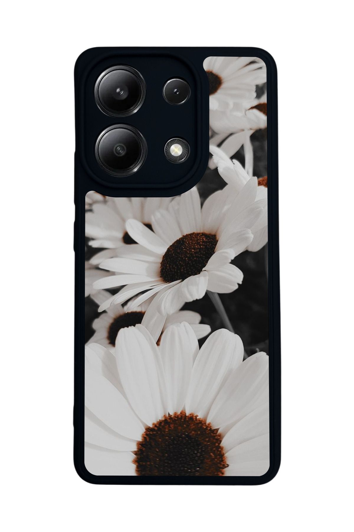 BGAKSESUAR Xiaomi Redmi Note 13 4G Uyumlu Mat Siyah Kılıf – Yumuşak Silikon, Koruyucu, Şok Emici Kapak