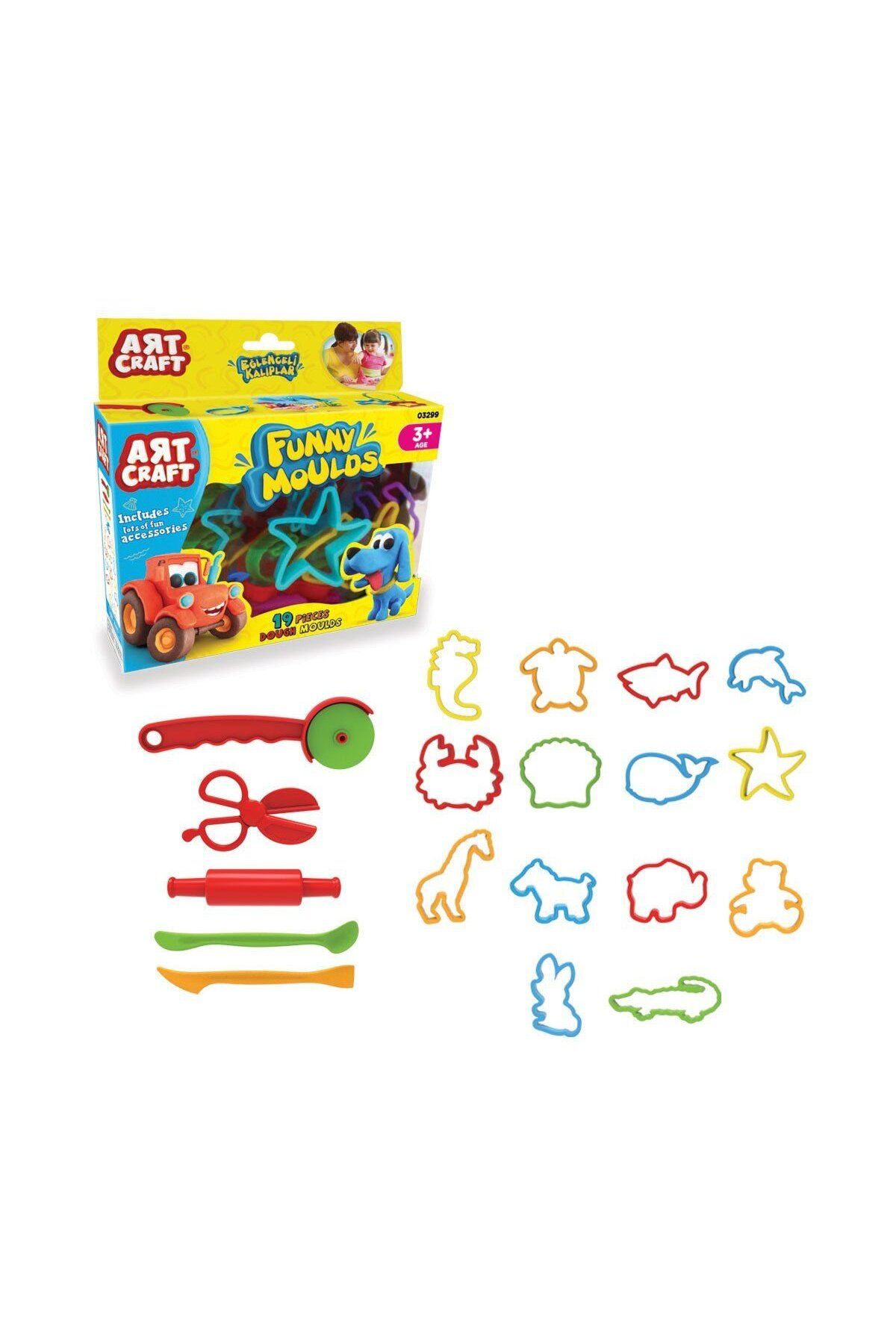 DENİZBİLİŞİM 03299 Art Craft 19 Parça Eğlenceli Kaliplar
