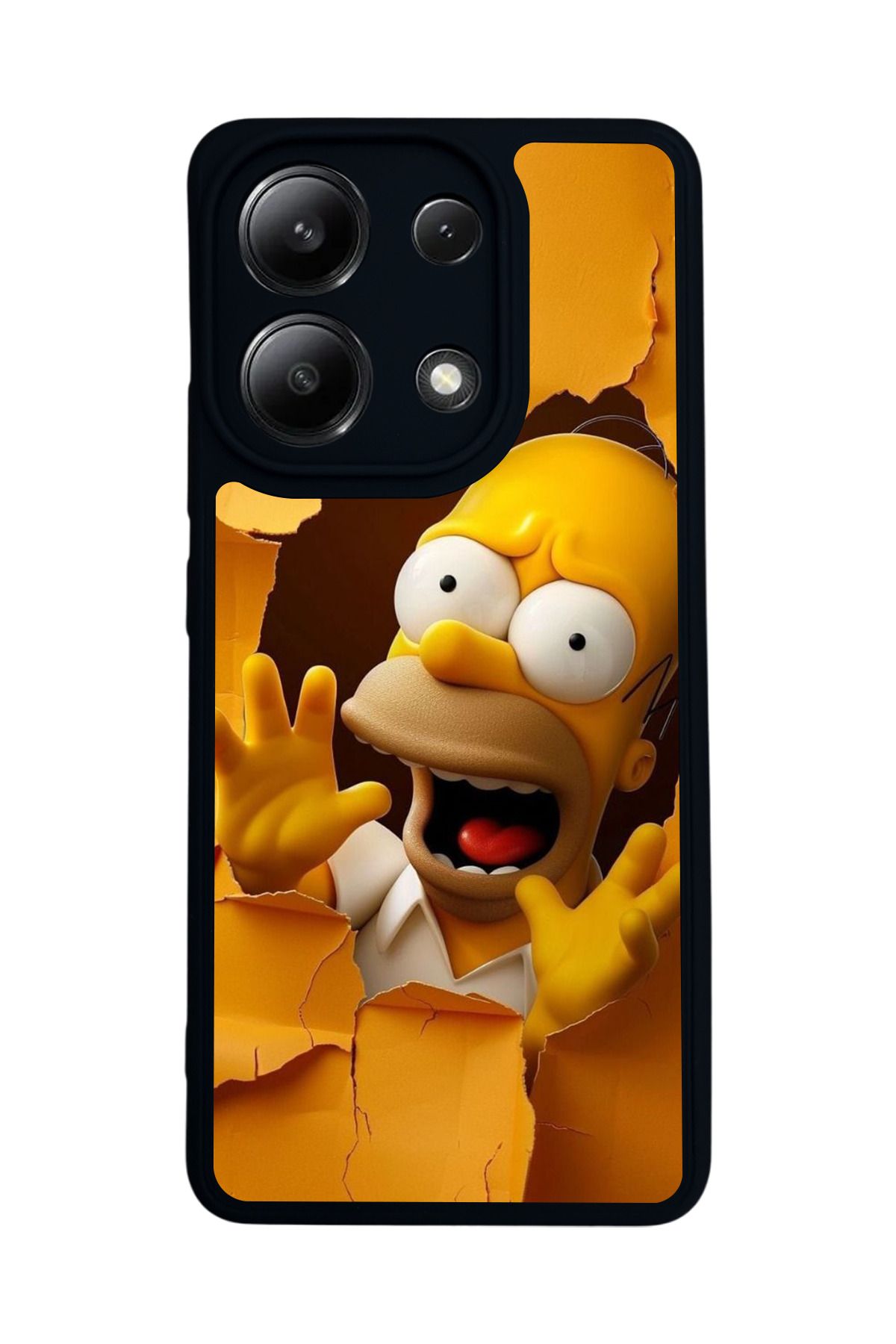 BGAKSESUAR Xiaomi Redmi Note 13 4G Uyumlu Mat Siyah Kılıf – Yumuşak Silikon, Koruyucu, Şok Emici Kapak