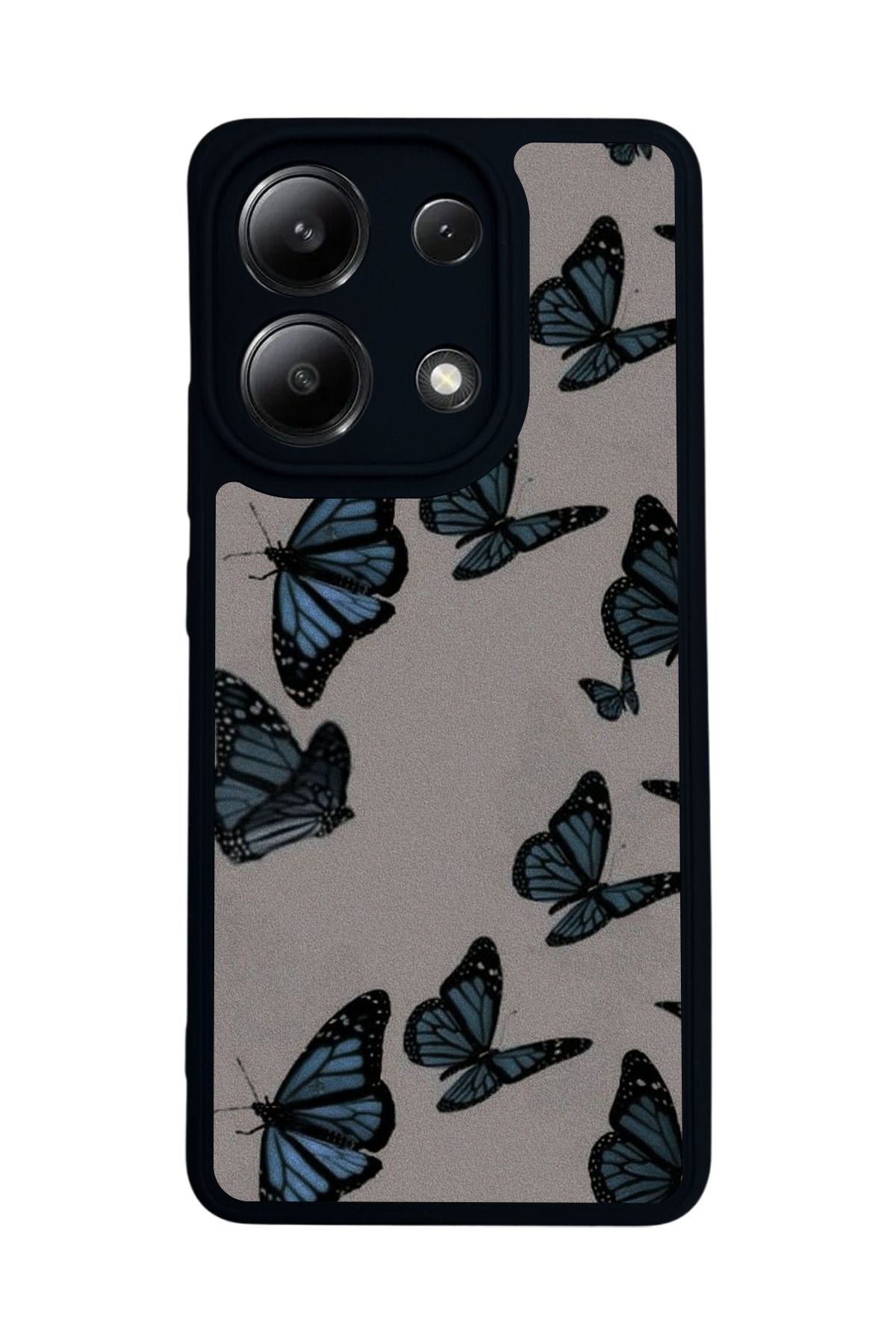BGAKSESUAR Xiaomi Redmi Note 13 4G Uyumlu Mat Siyah Kılıf – Yumuşak Silikon, Koruyucu, Şok Emici Kapak
