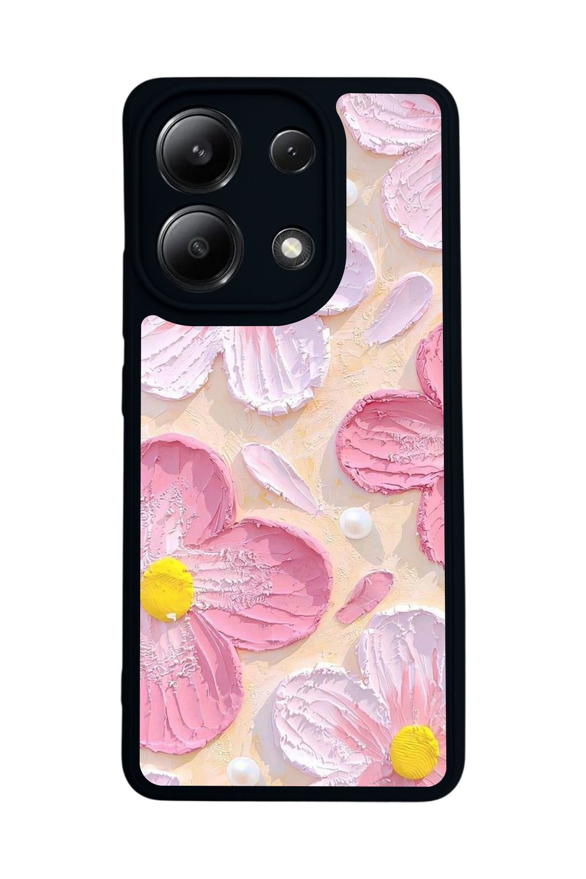 BGAKSESUAR Xiaomi Redmi Note 13 4G Uyumlu Mat Siyah Kılıf – Yumuşak Silikon, Koruyucu, Şok Emici Kapak