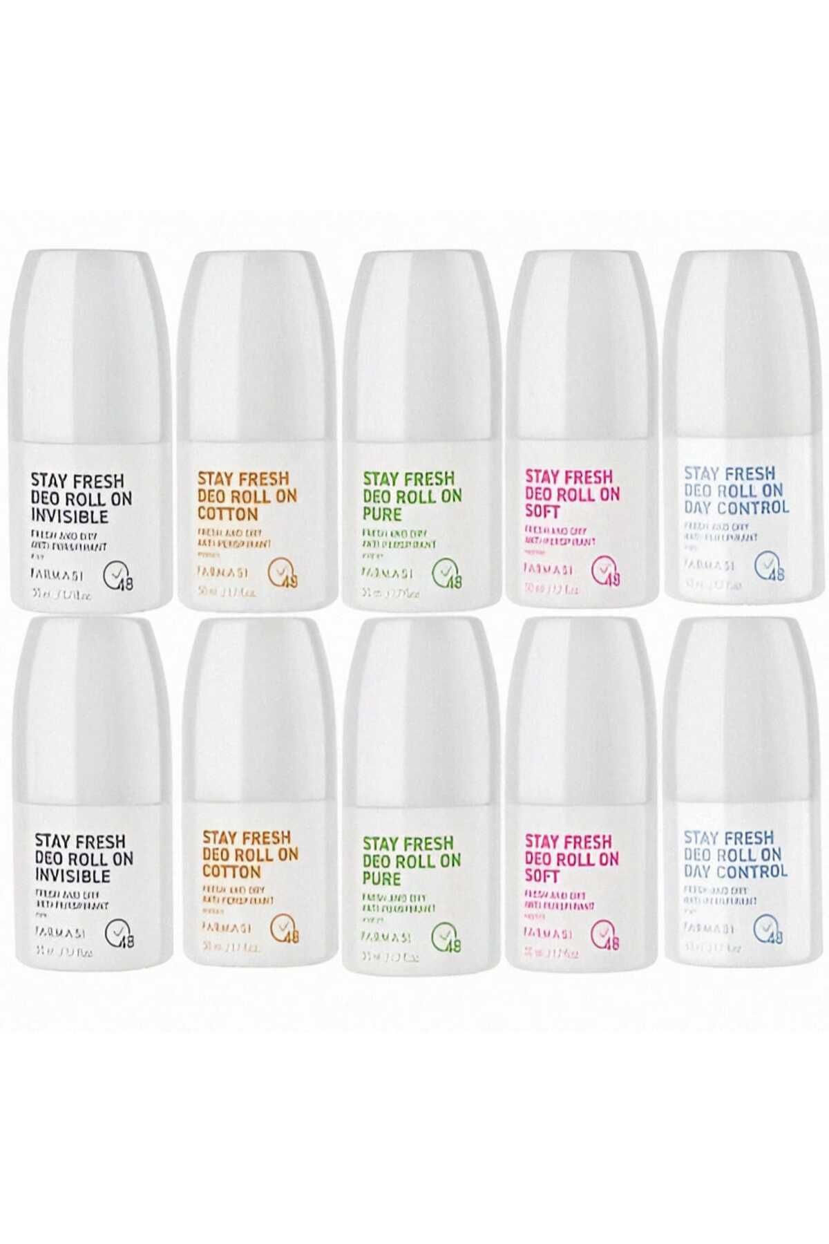 Farmasi Stay Fresh Deo Roll On 50 ml 10 Lu Paket