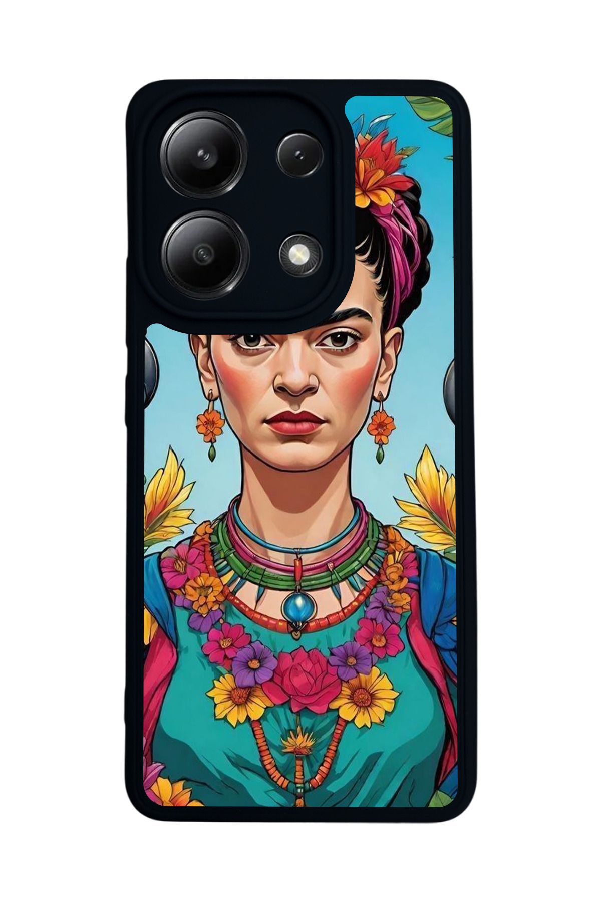 BGAKSESUAR Xiaomi Redmi Note 13 4G Uyumlu Mat Siyah Kılıf – Yumuşak Silikon, Koruyucu, Şok Emici Kapak