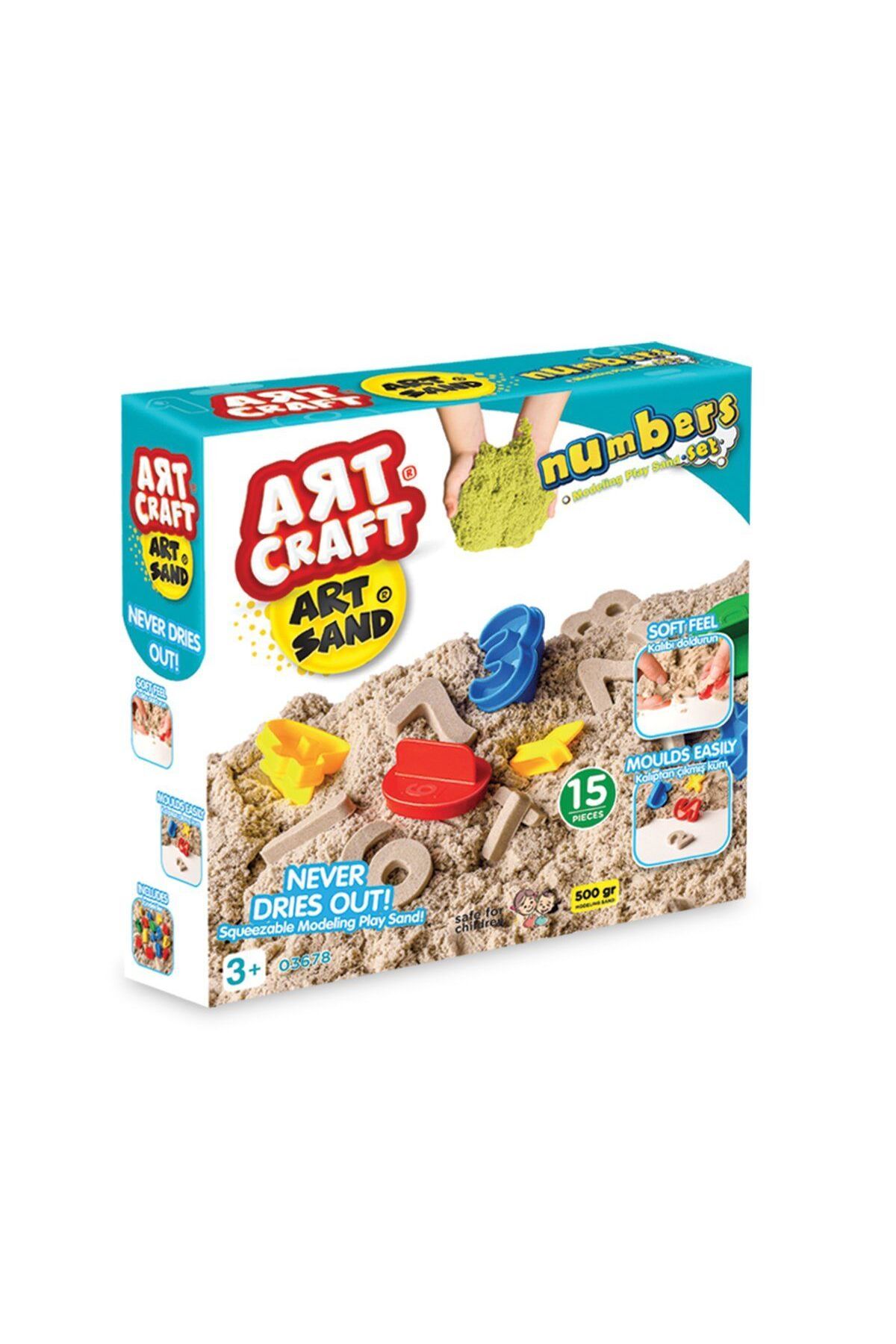 DENİZBİLİŞİM 03678 500Gr Artstand Numaralar Kum Set